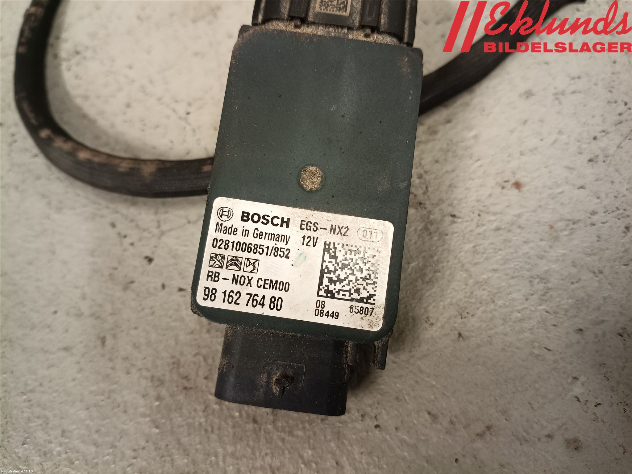 Peugeot PARTNER/E-PARTNER 19- Injlambdasond