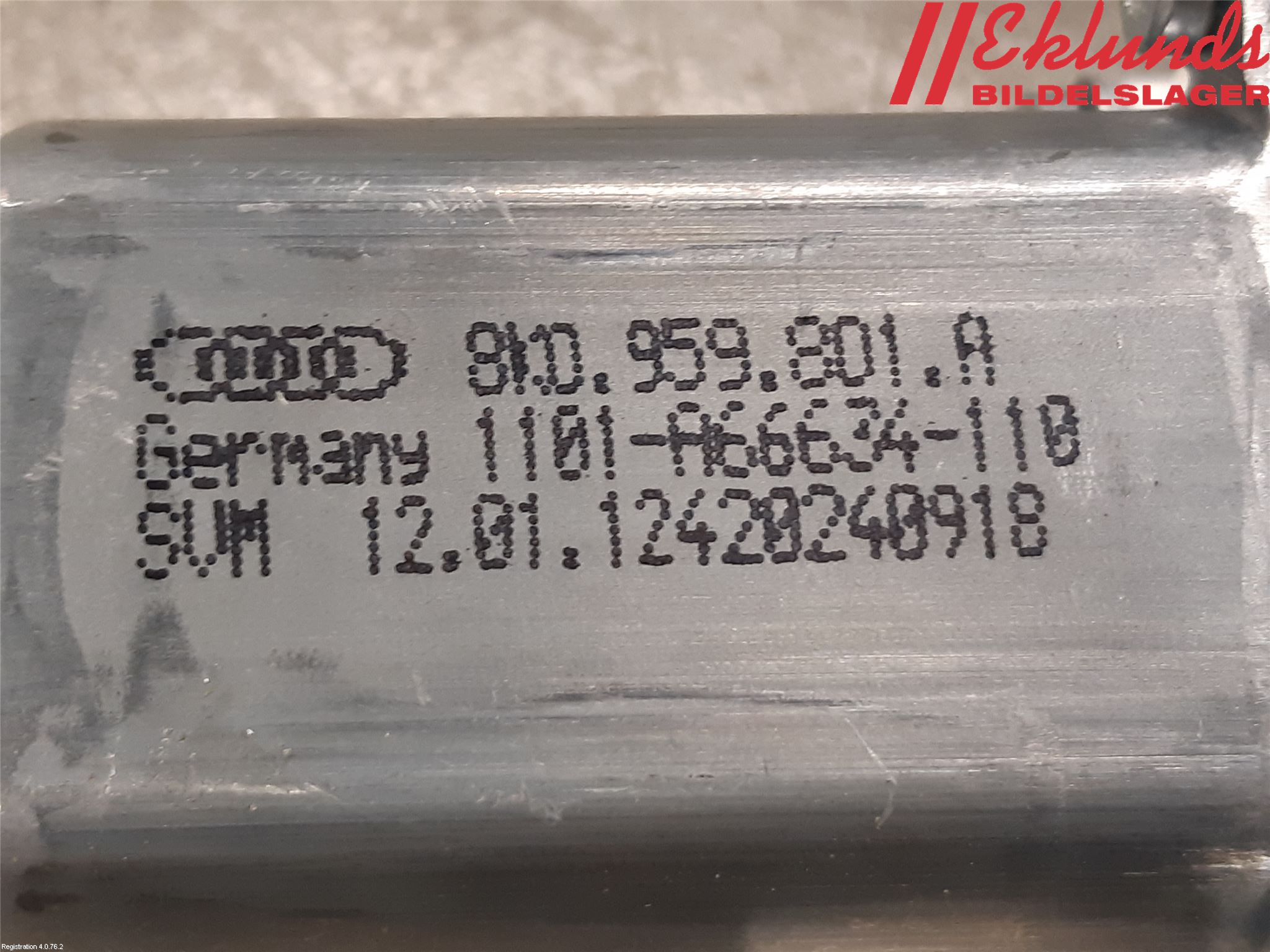 Audi A4 12-15 Fönsterhissmotor