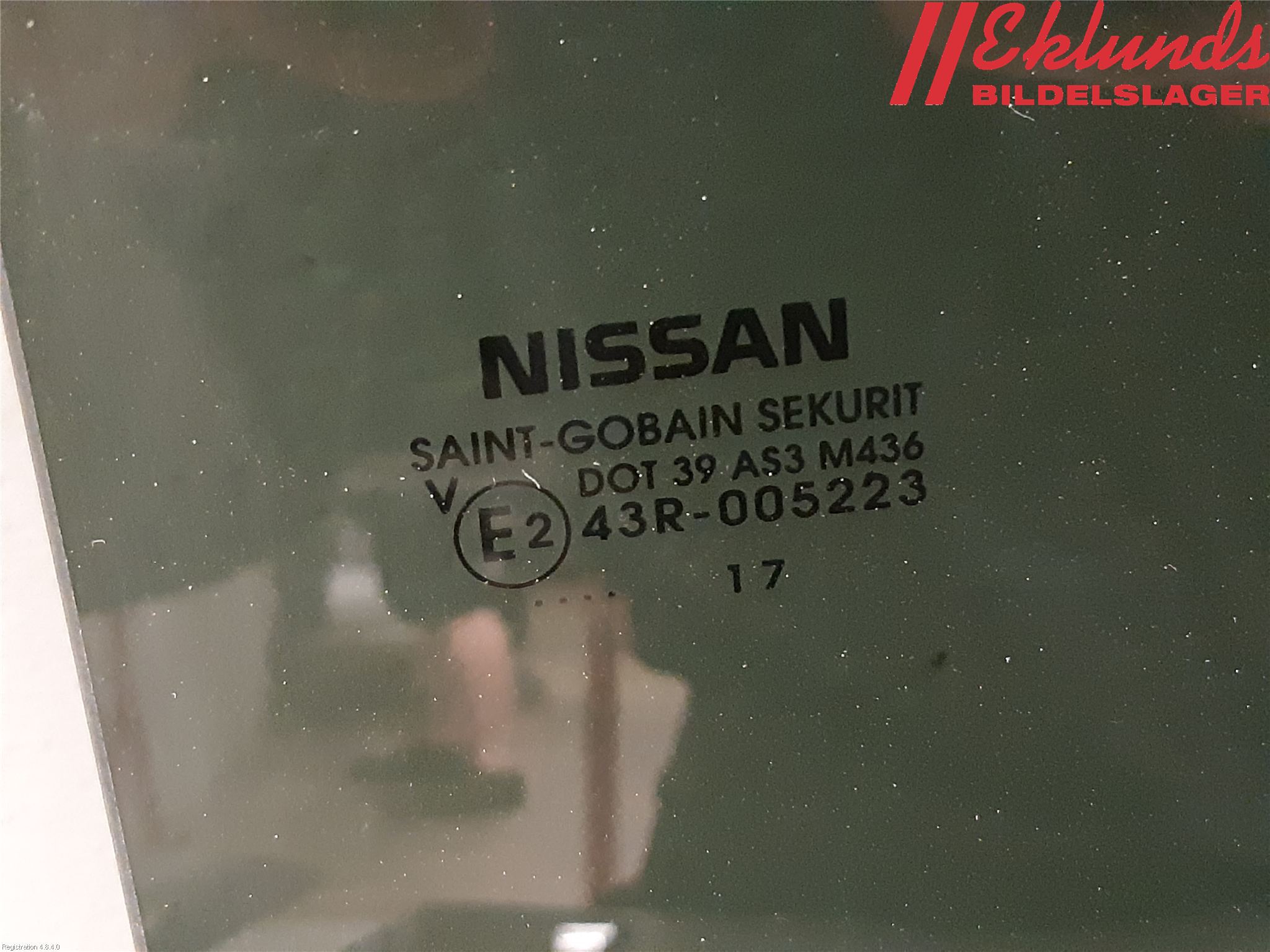 Nissan MICRA 17- Dörruta Bak Höger