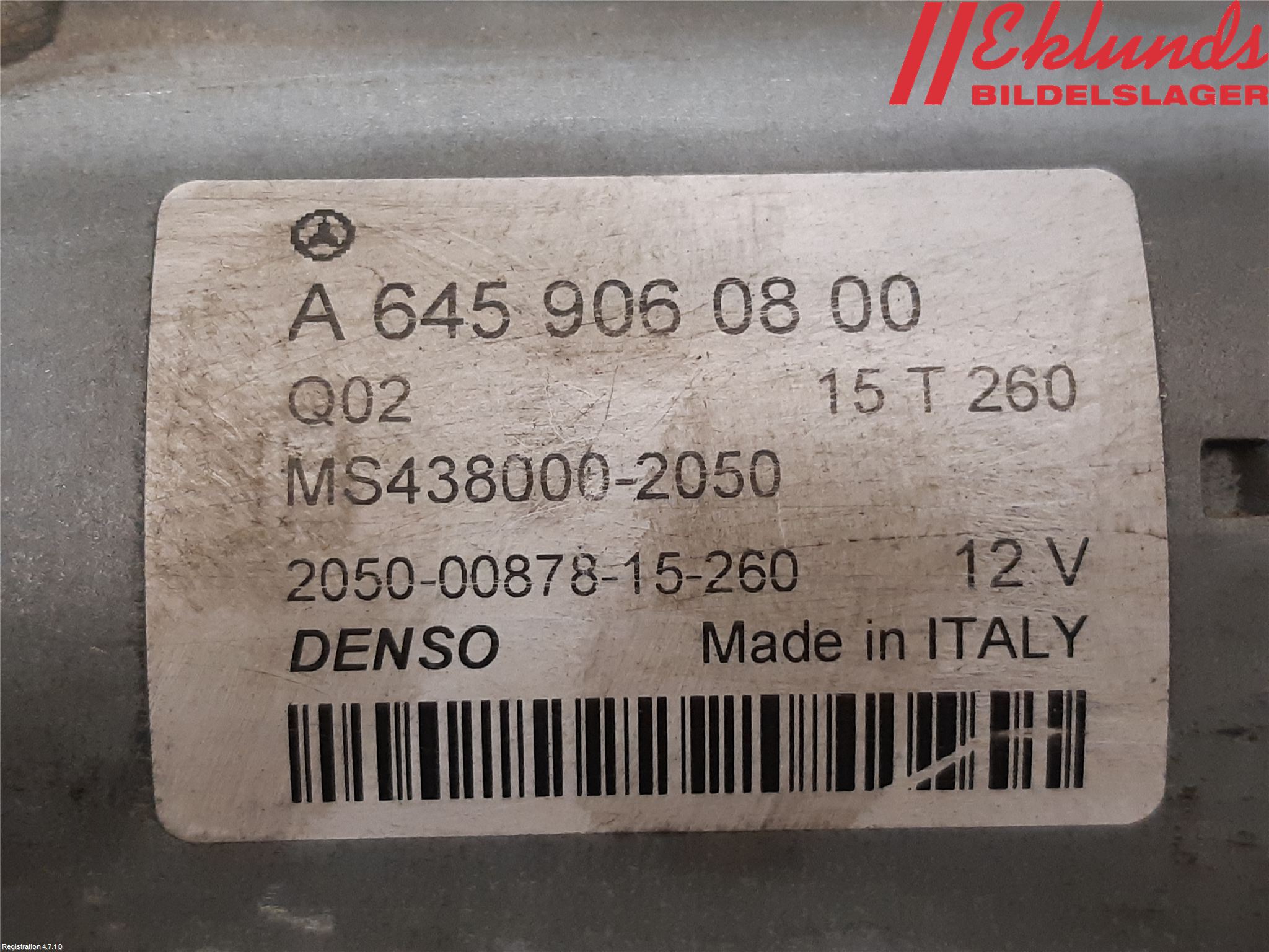 Mercedes-Benz MB CLA-KLASS (C117/X117) 13-19 Startmotor Diesel