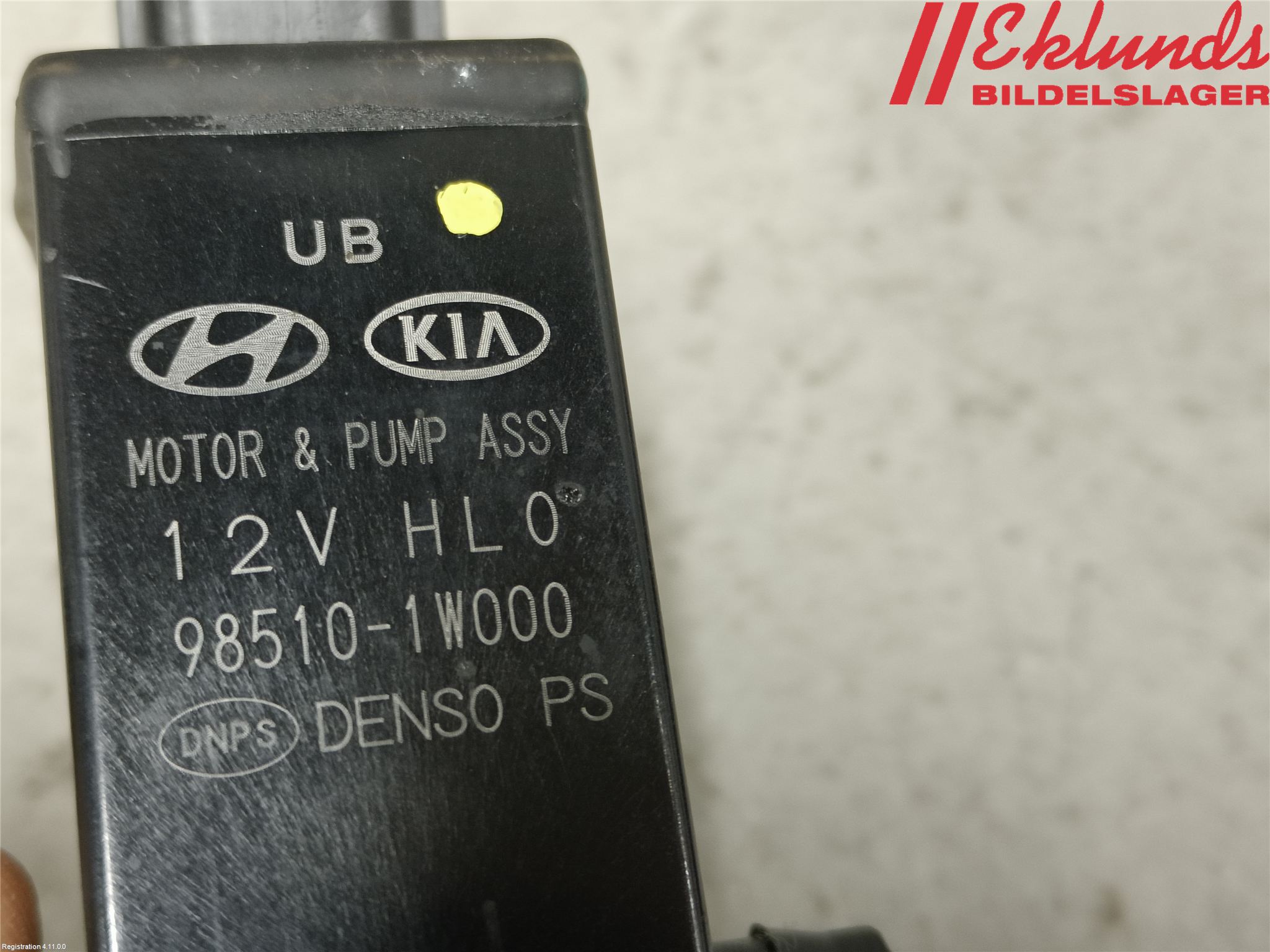 Hyundai SANTA FE 13-18 Spolarpump Vindruta