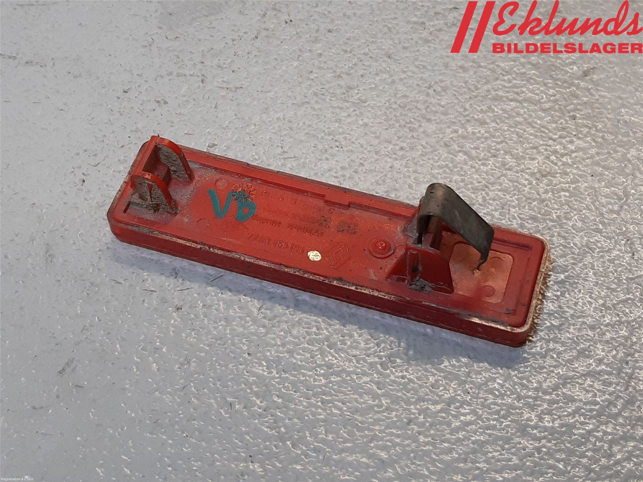 Opel VIVARO 01-14 Dimljus/Reflex Bak