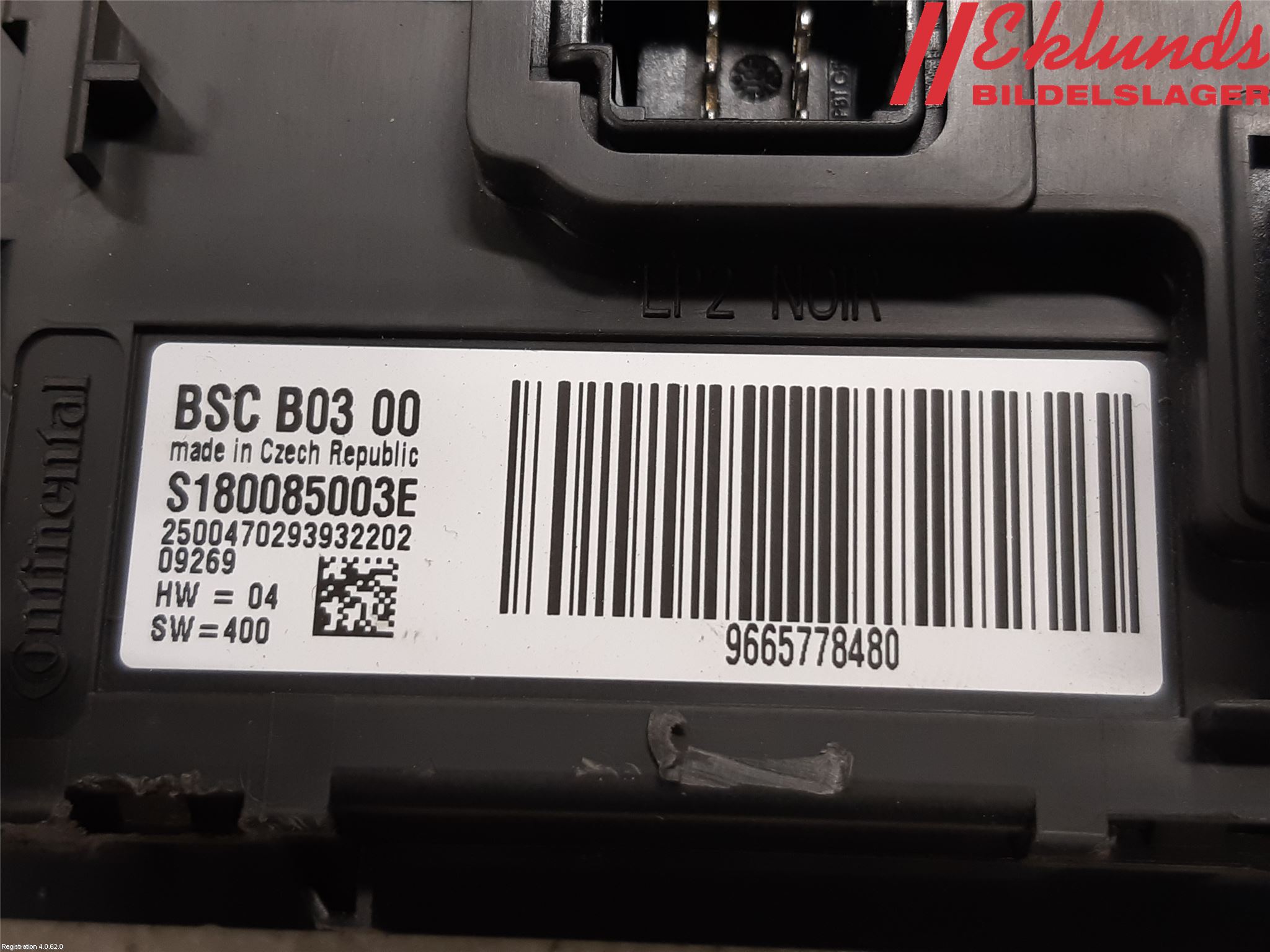 Peugeot PARTNER 08-15 Styrenhet Dragkrok