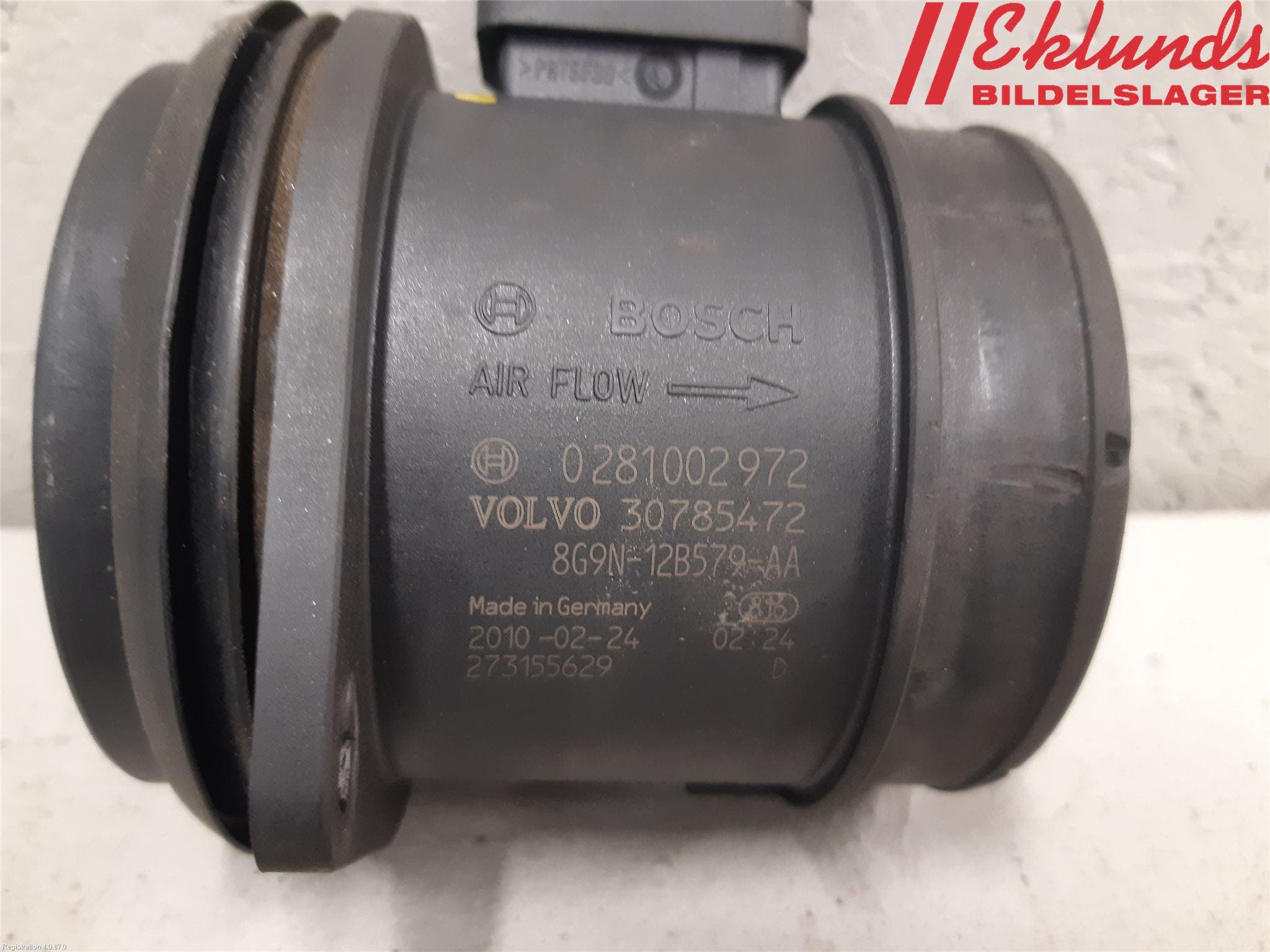 Volvo V70 08-13 Injluftmassamätare