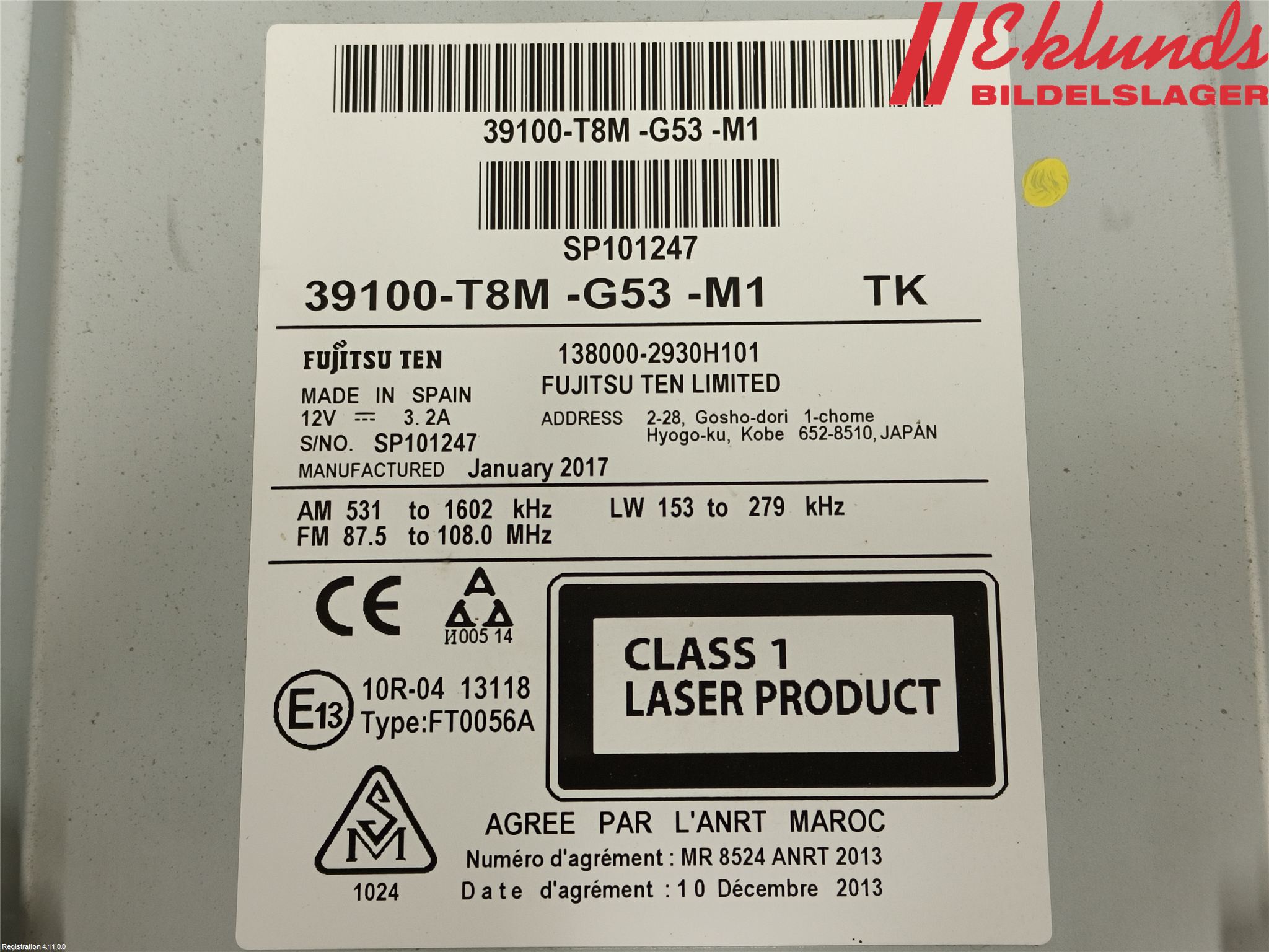 Honda HR-V 15-21 Cd Radio - Multimediapanel