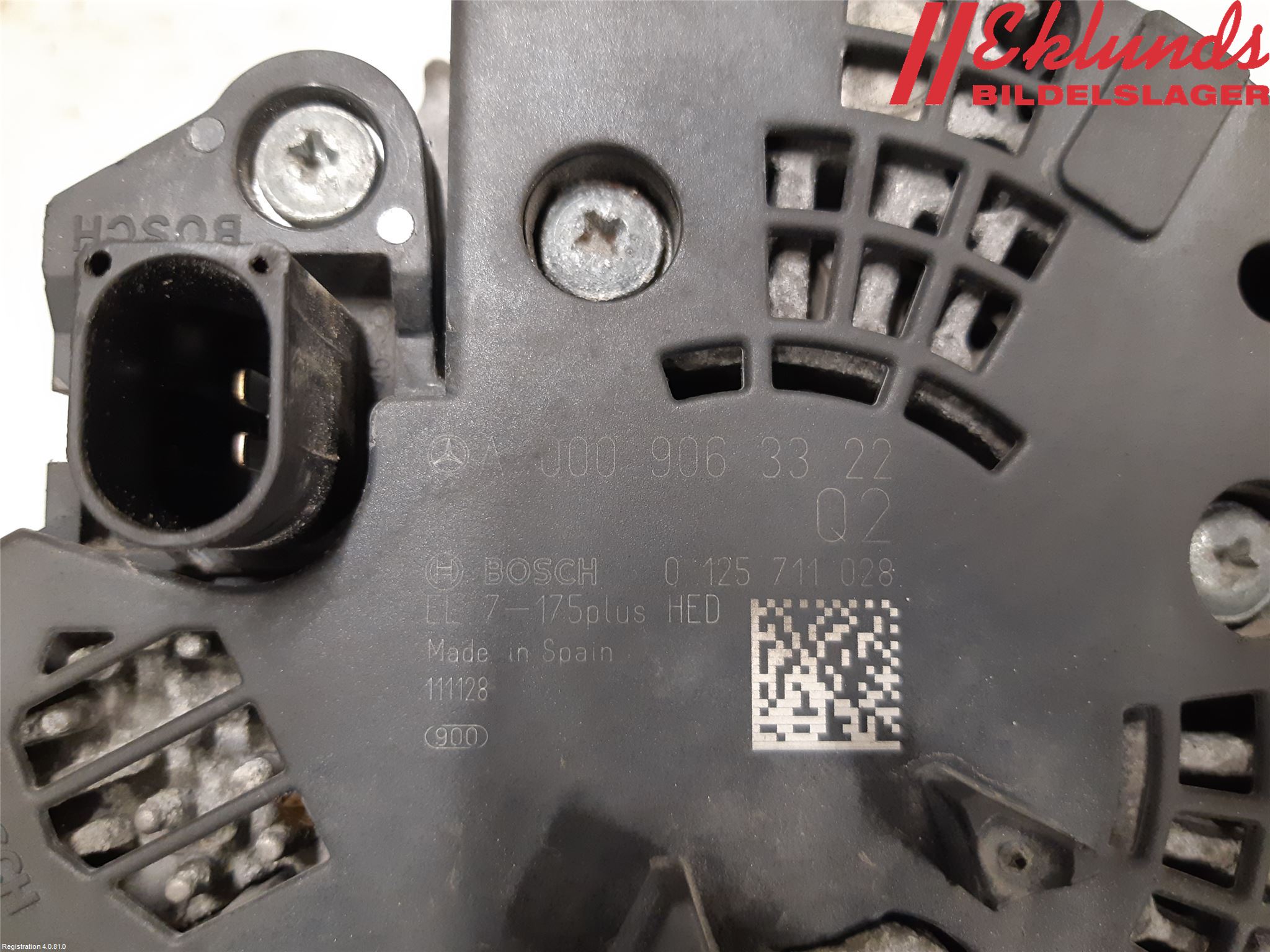 Mercedes-Benz MB B-KLASS (W246/W242) 12-19 Generator