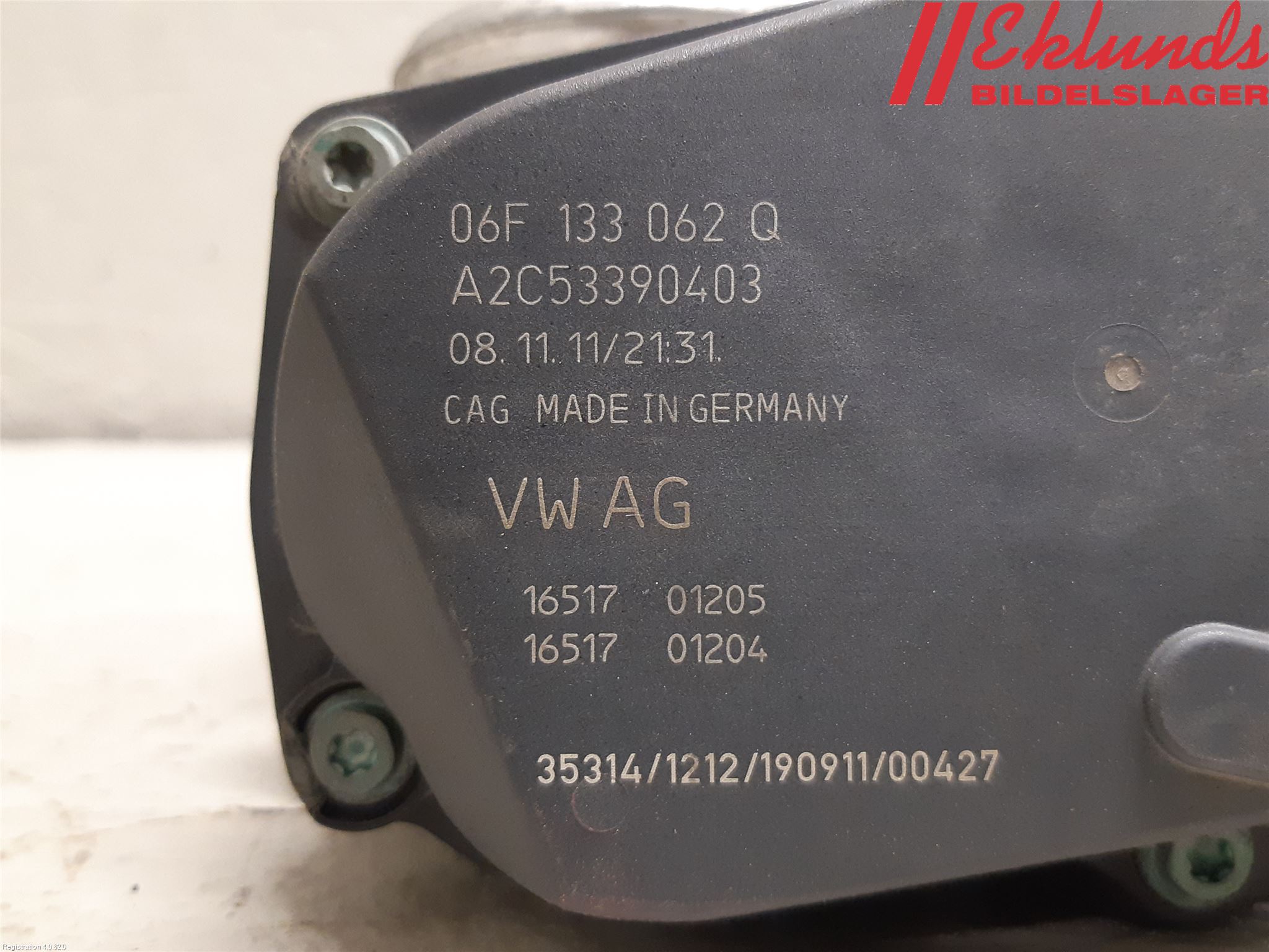 Audi A5 07-16 Injspjällhus