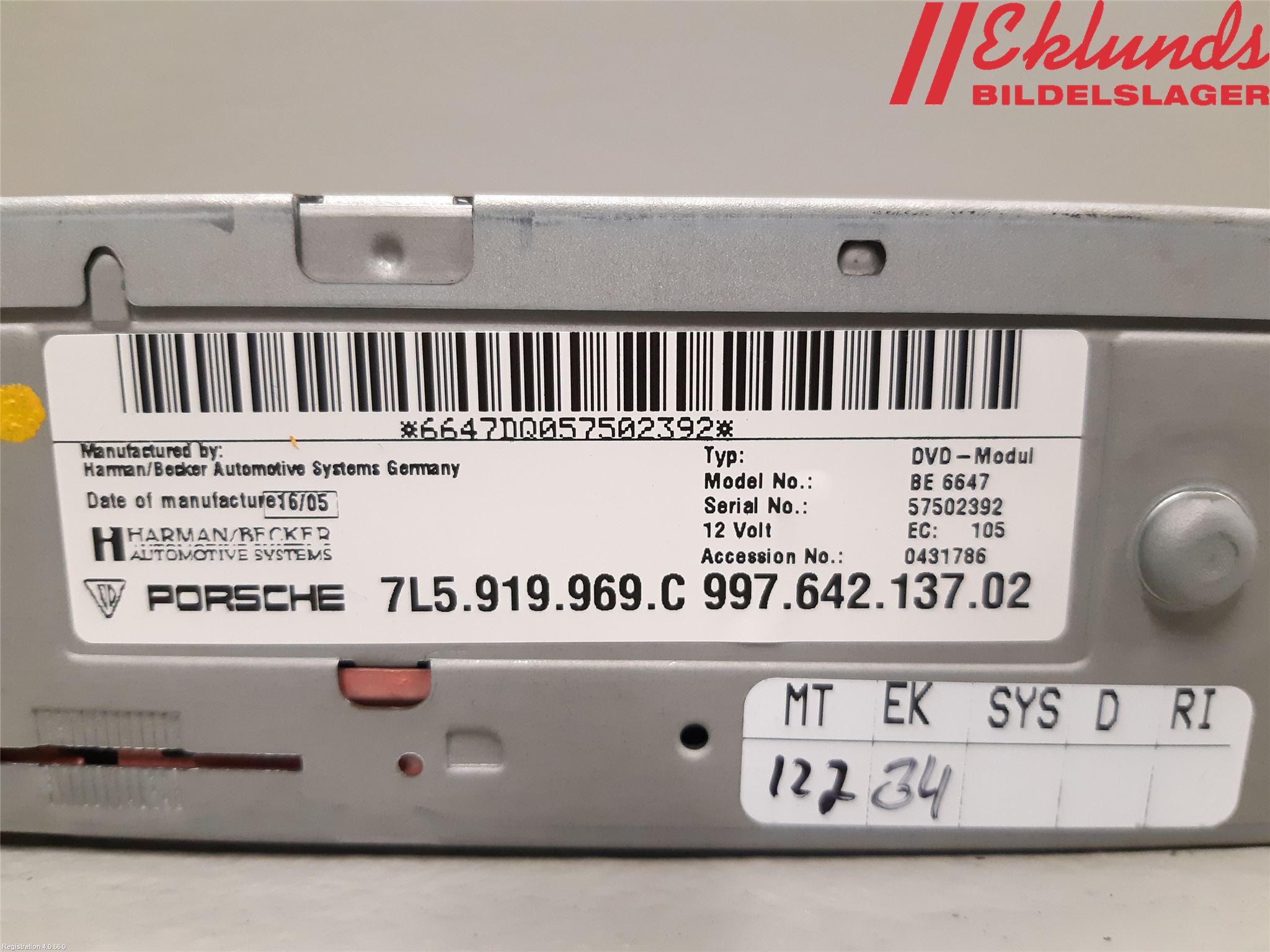 Porsche 911 64- Gps Navigator