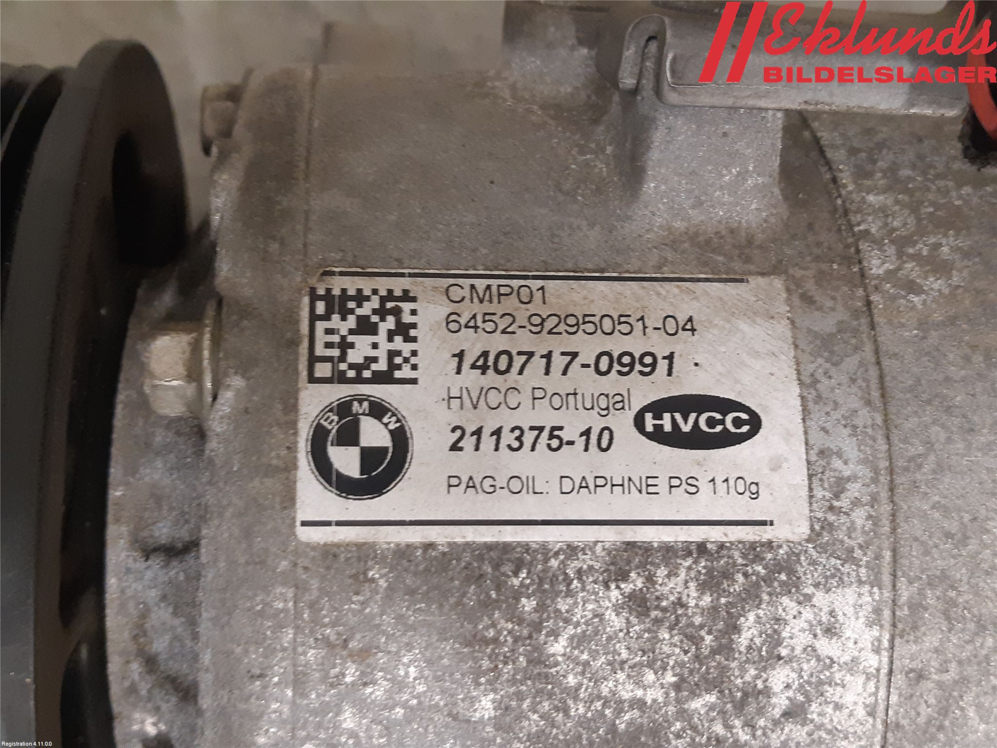 BMW X3 F25 10-17 Ac Kompressor