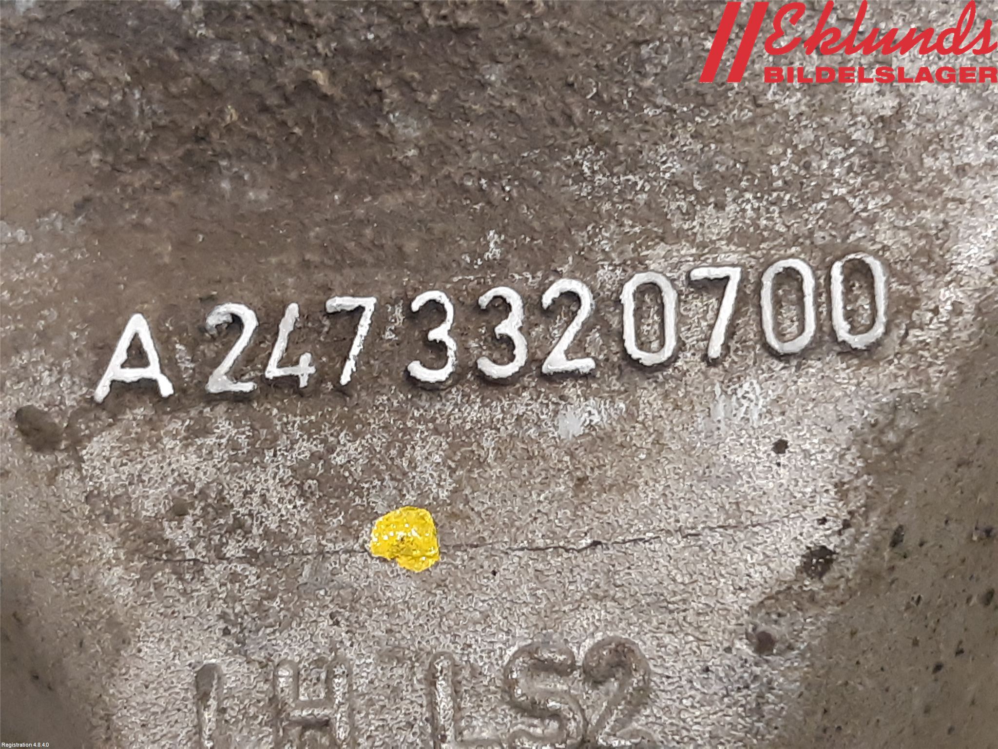 Mercedes-Benz MB B-KLASS (W247) 19- Styrspindel Lagerhus Vä