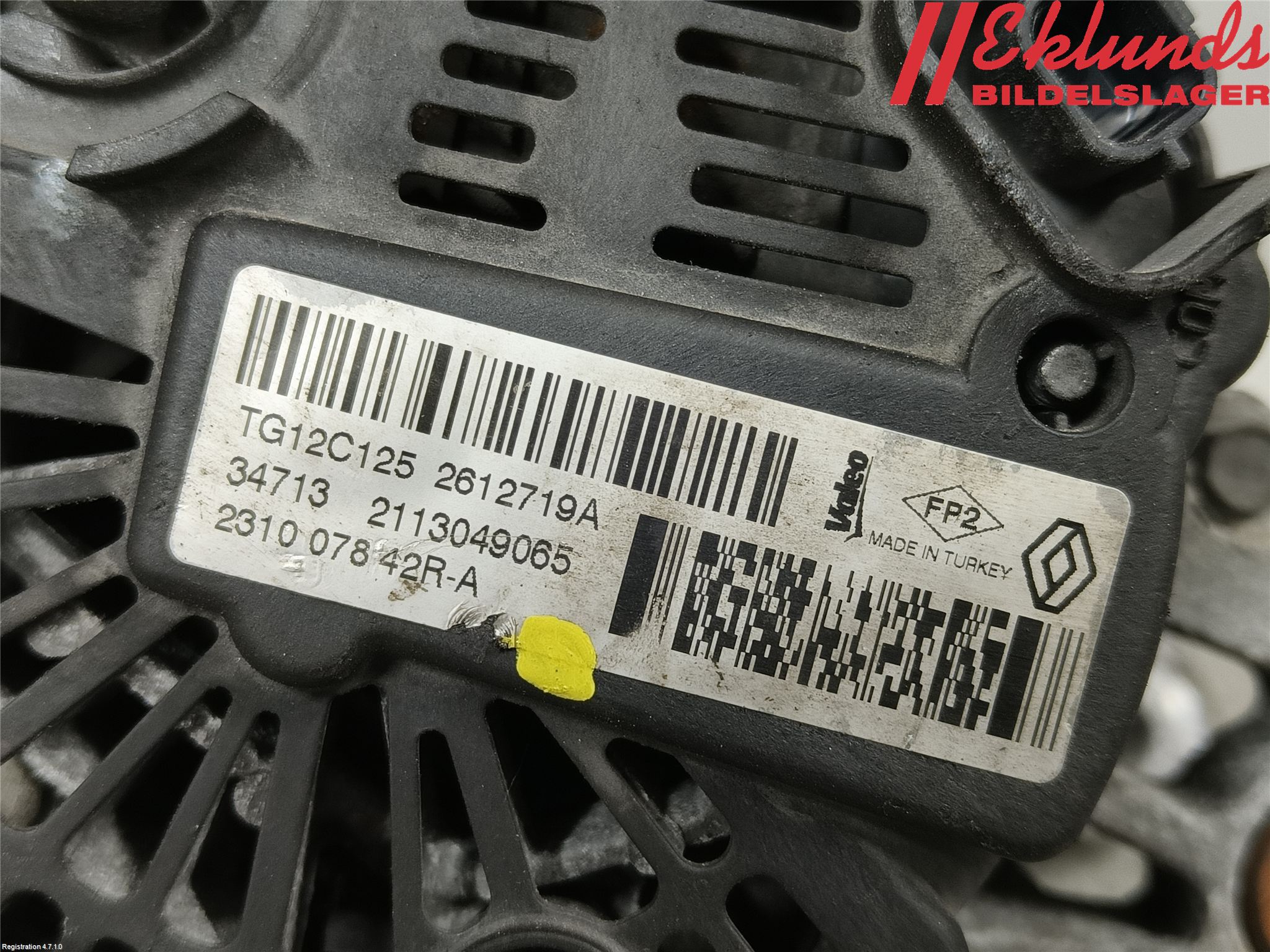 Renault CAPTUR 13-19 Generator
