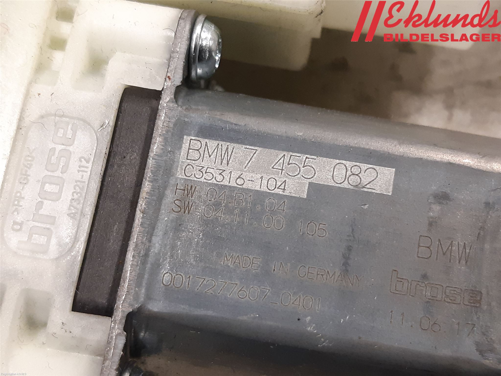 BMW 5 G30/G31/F90 17-23 Fönsterhissmotor