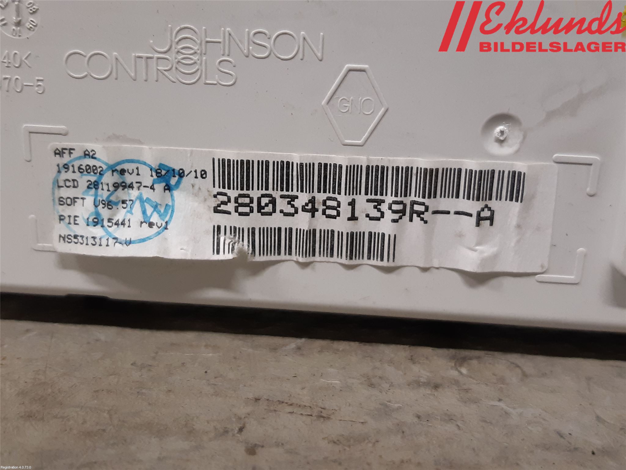 Opel VIVARO 01-14 Färddator