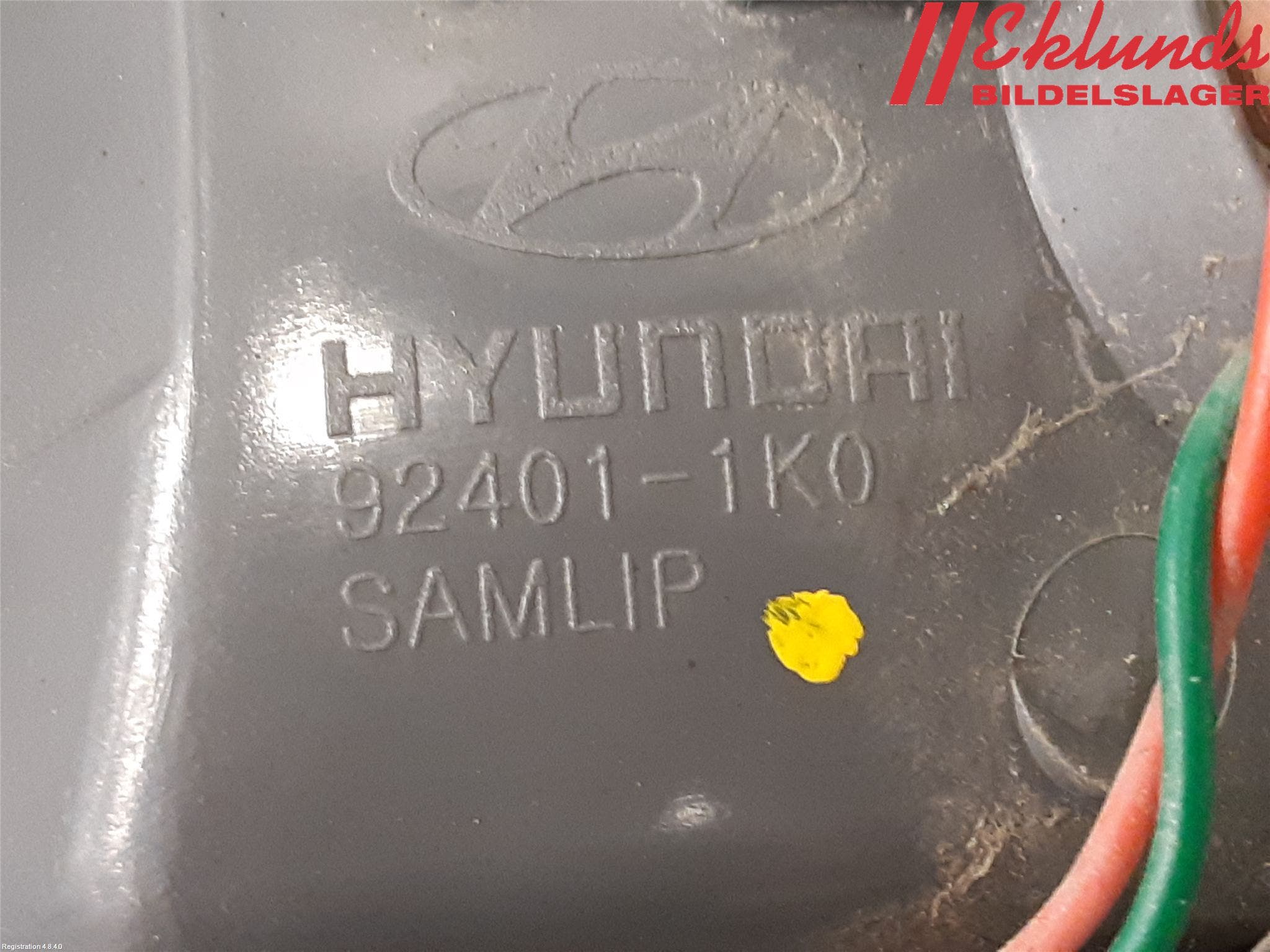 Hyundai ix20 Bakljus Vänster