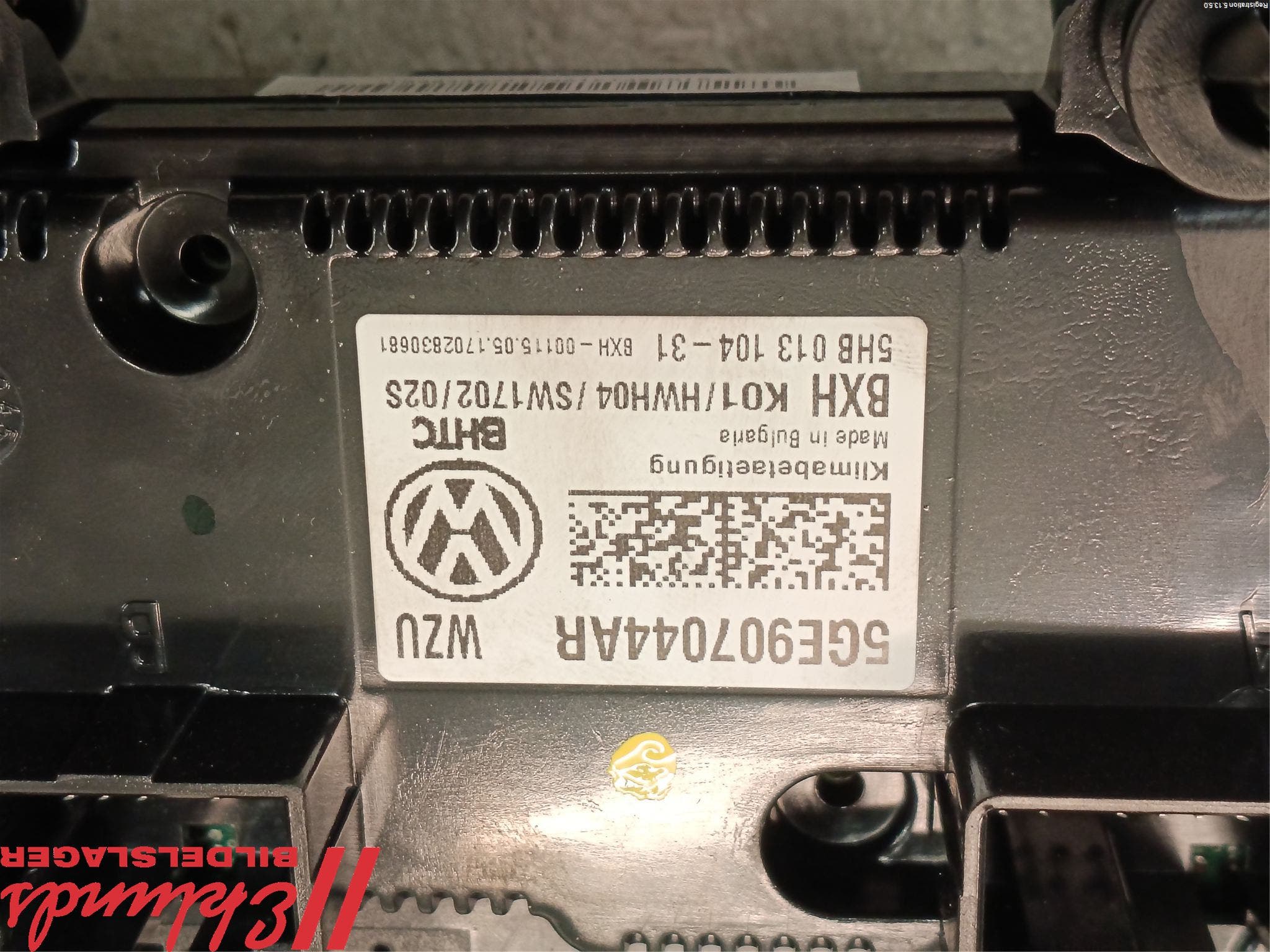 Volkswagen VW PASSAT 15-19 Ac Styrenhet Ac Manöveren