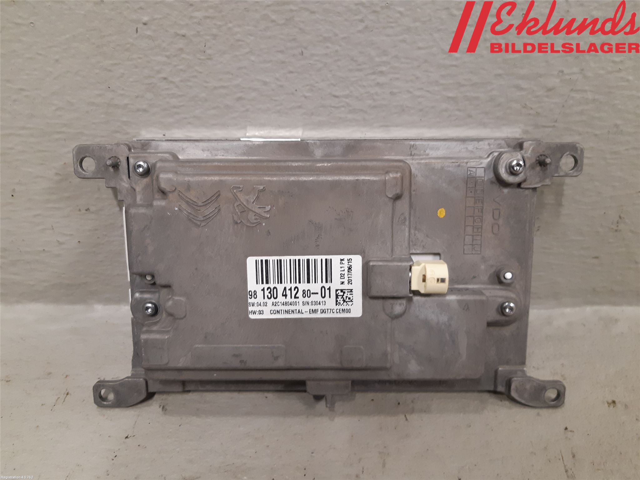 Citroen JUMPY/E-JUMPY 16- Multifunktionsdisplay