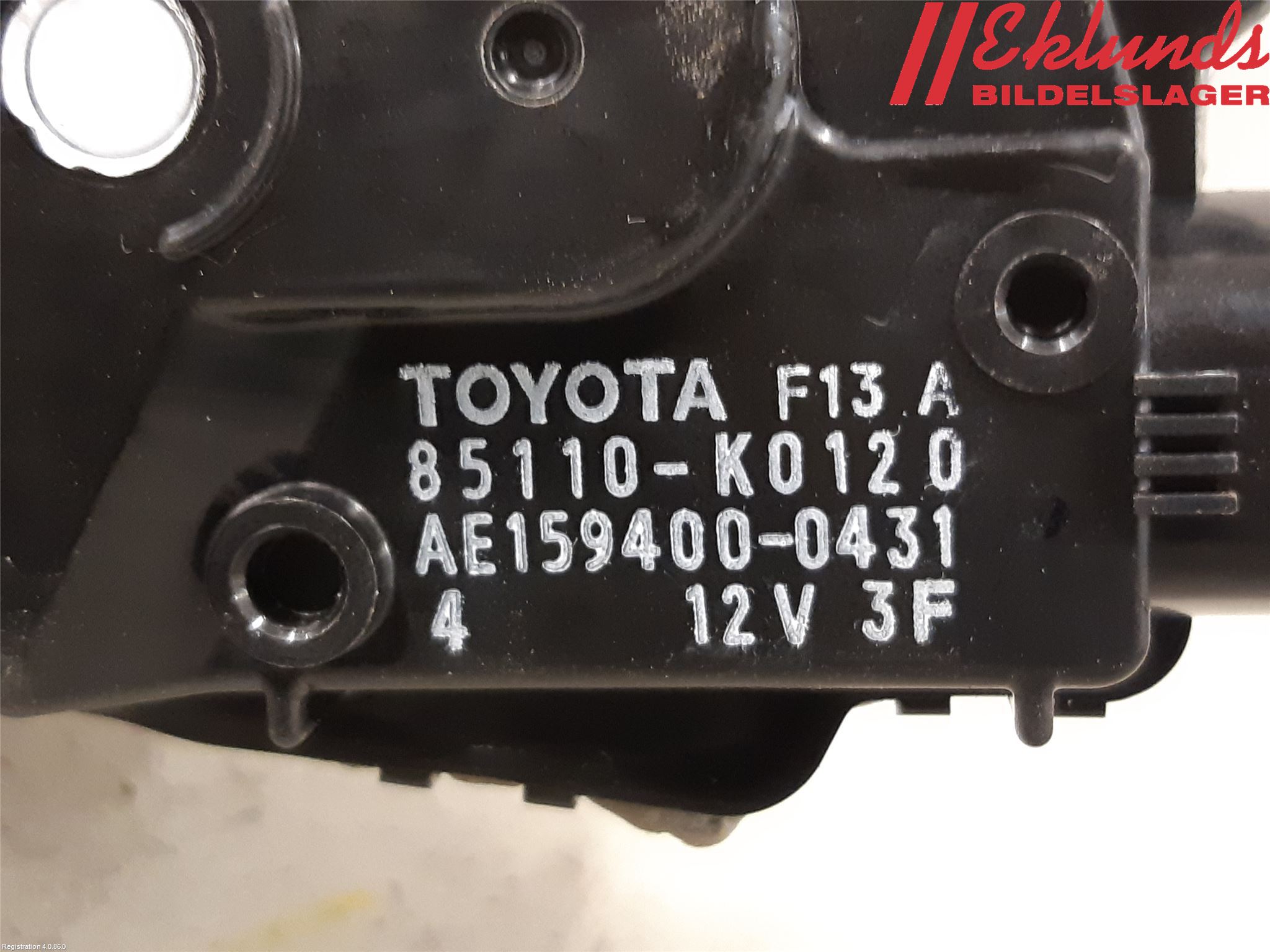 Toyota YARIS CROSS XP21 21- Torkarmotor Vindruta