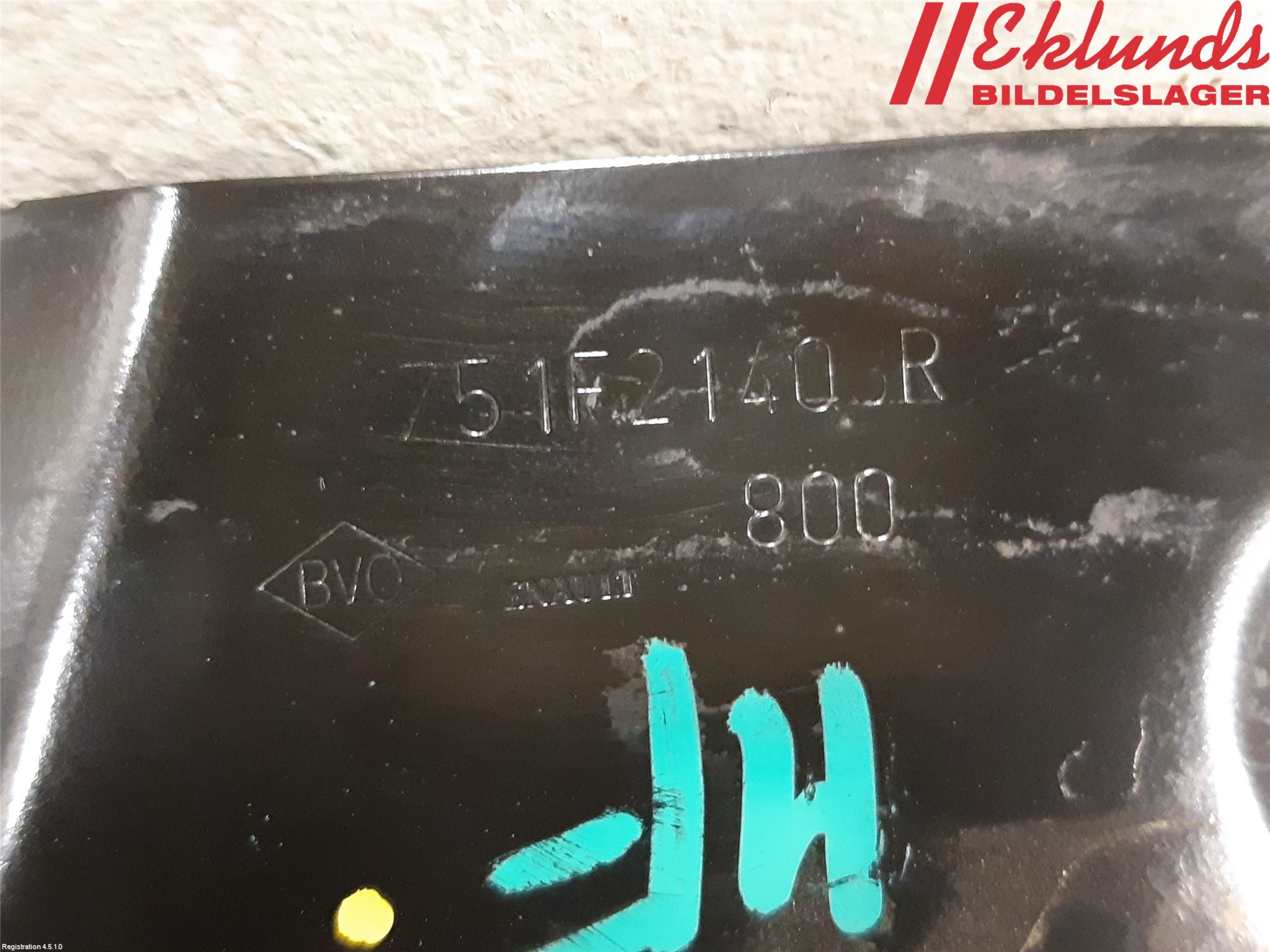 Renault ZOE/E-TECH 13- Framvagn Övrigt