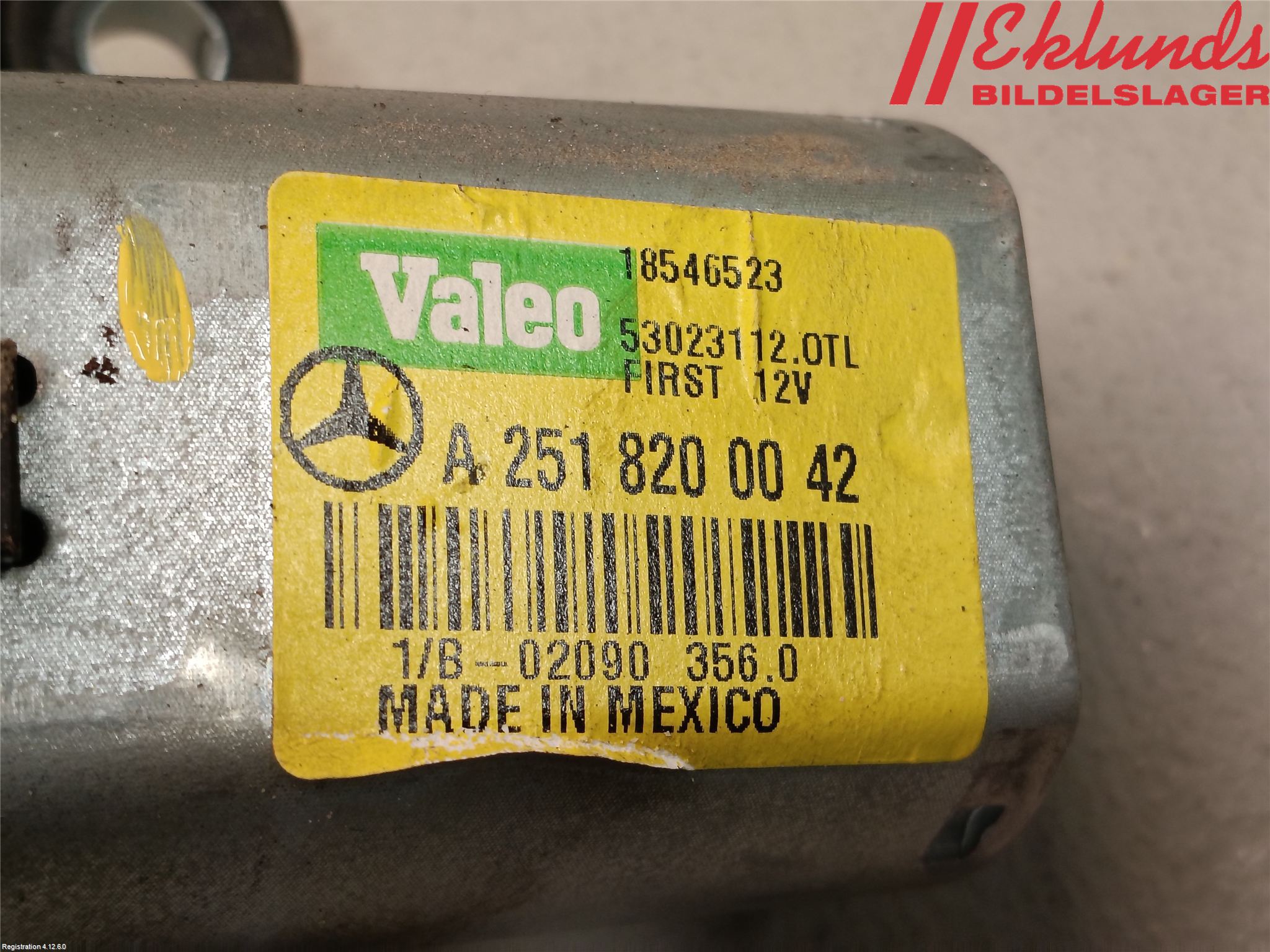 Mercedes-Benz MB ML (W164) 05-11 Torkarmotor Baklucka