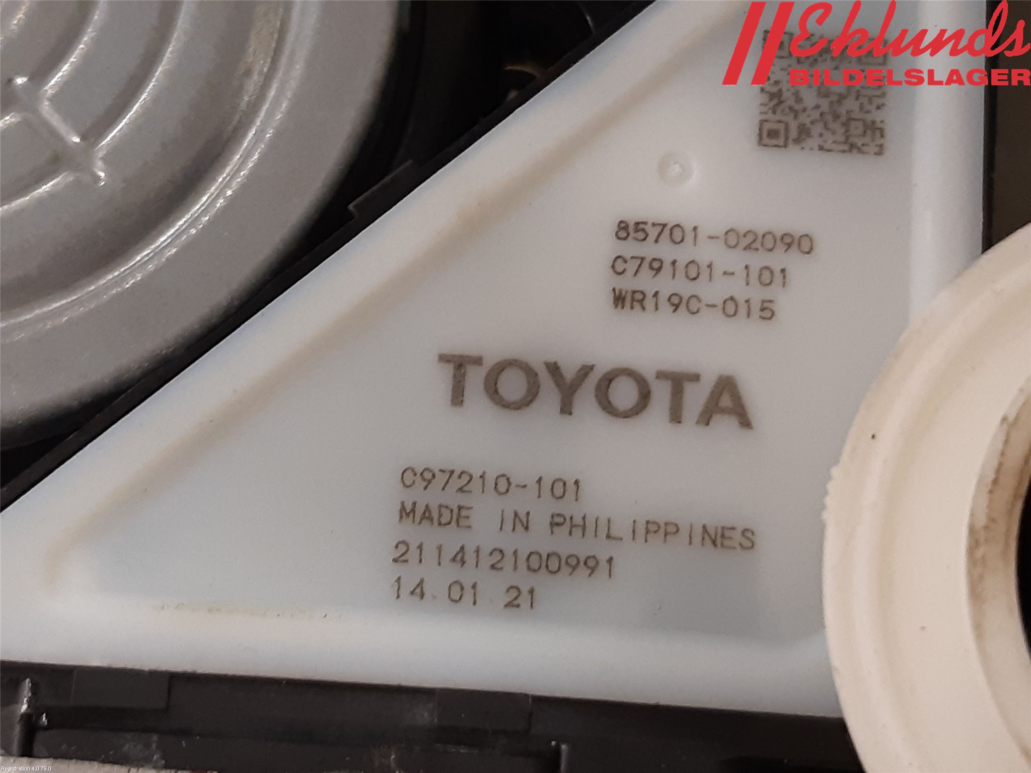 Toyota COROLLA 19- Fönsterhiss El Kompl