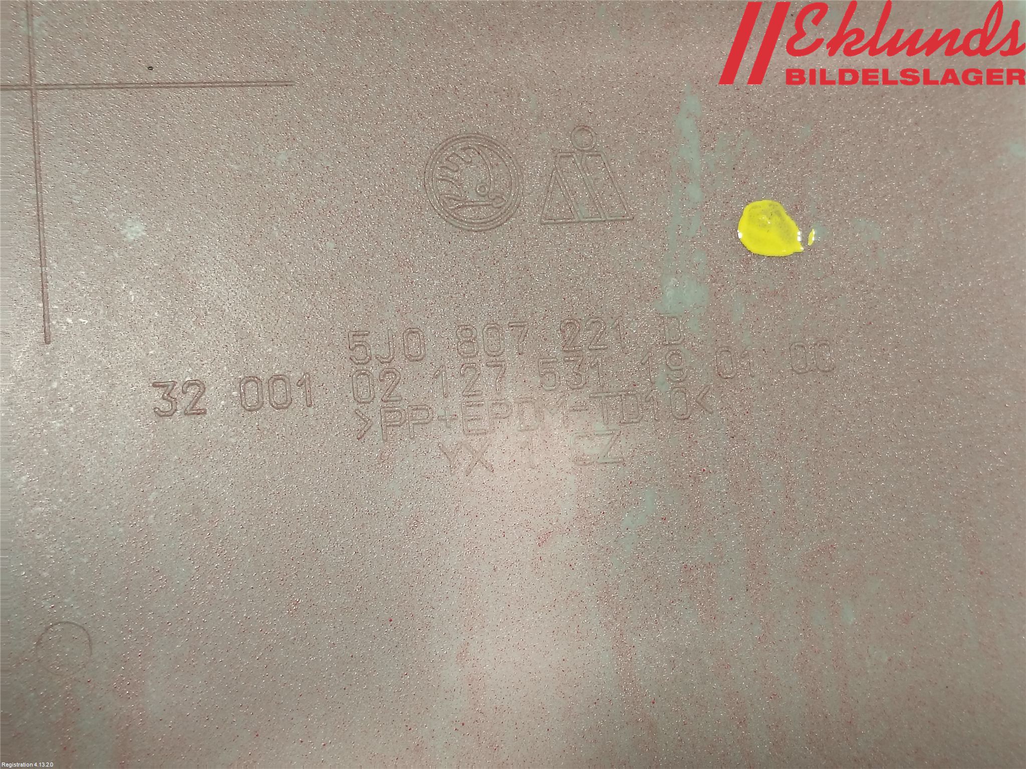 Skoda FABIA 07-14 Stötfångarbeklädnad Fram