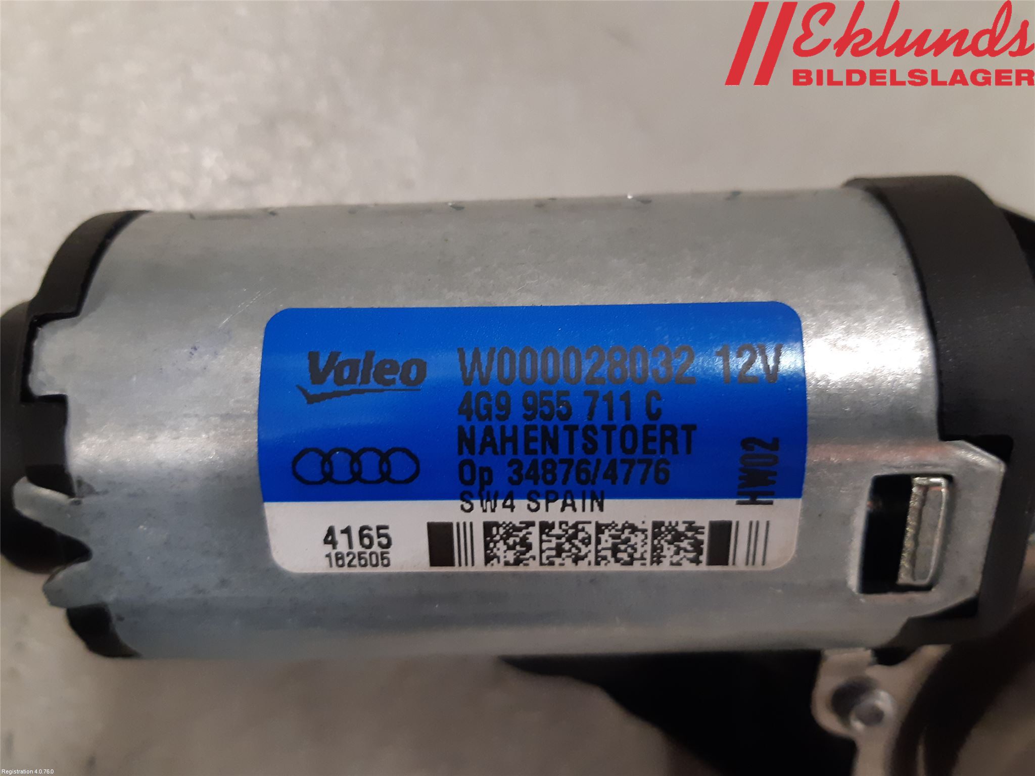 Audi A6 ALLROAD 12-18 Torkarmotor Baklucka