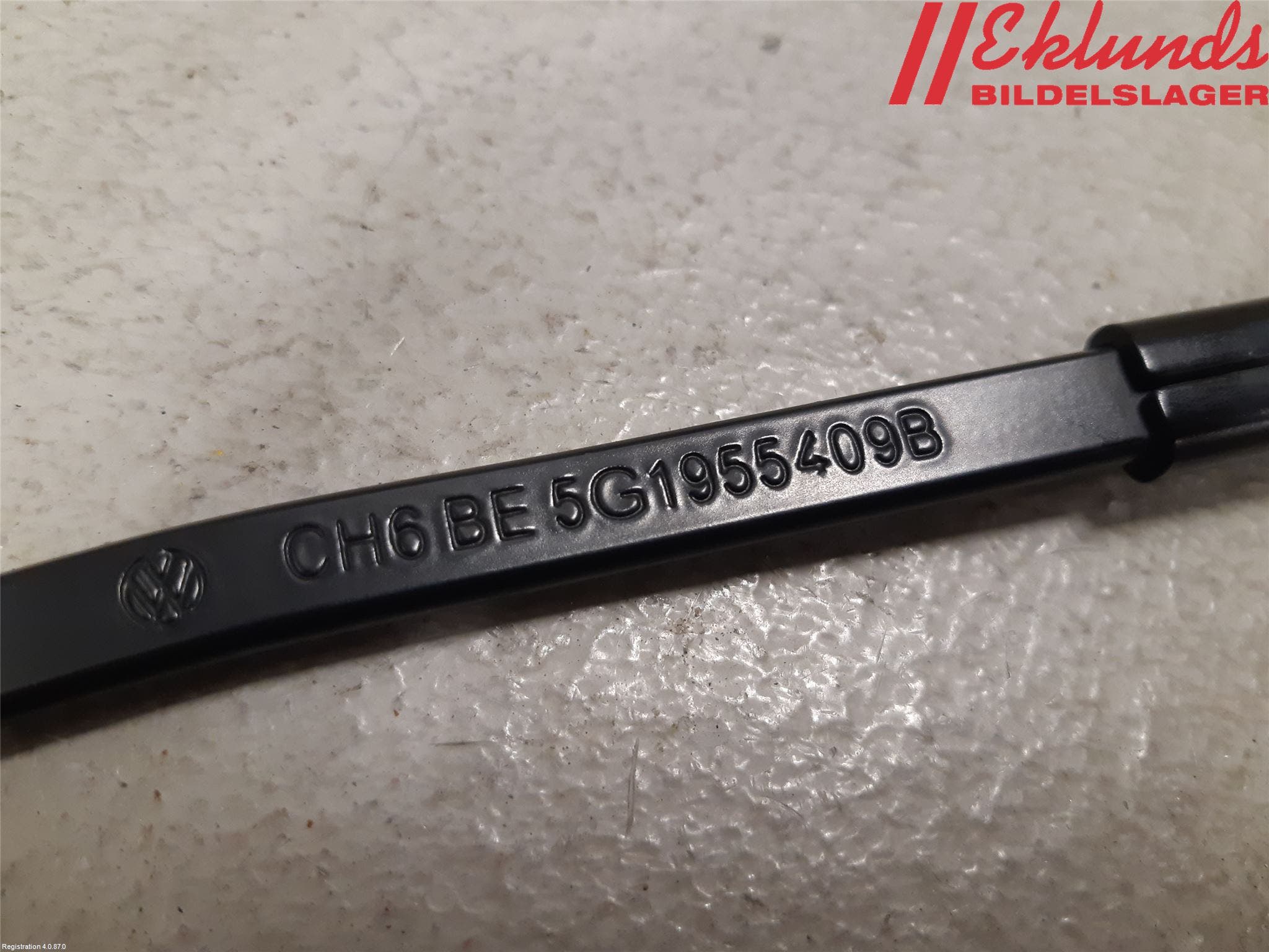 Volkswagen VW GOLF / E-GOLF VII 13-20 Torkararm Armar Vindruta