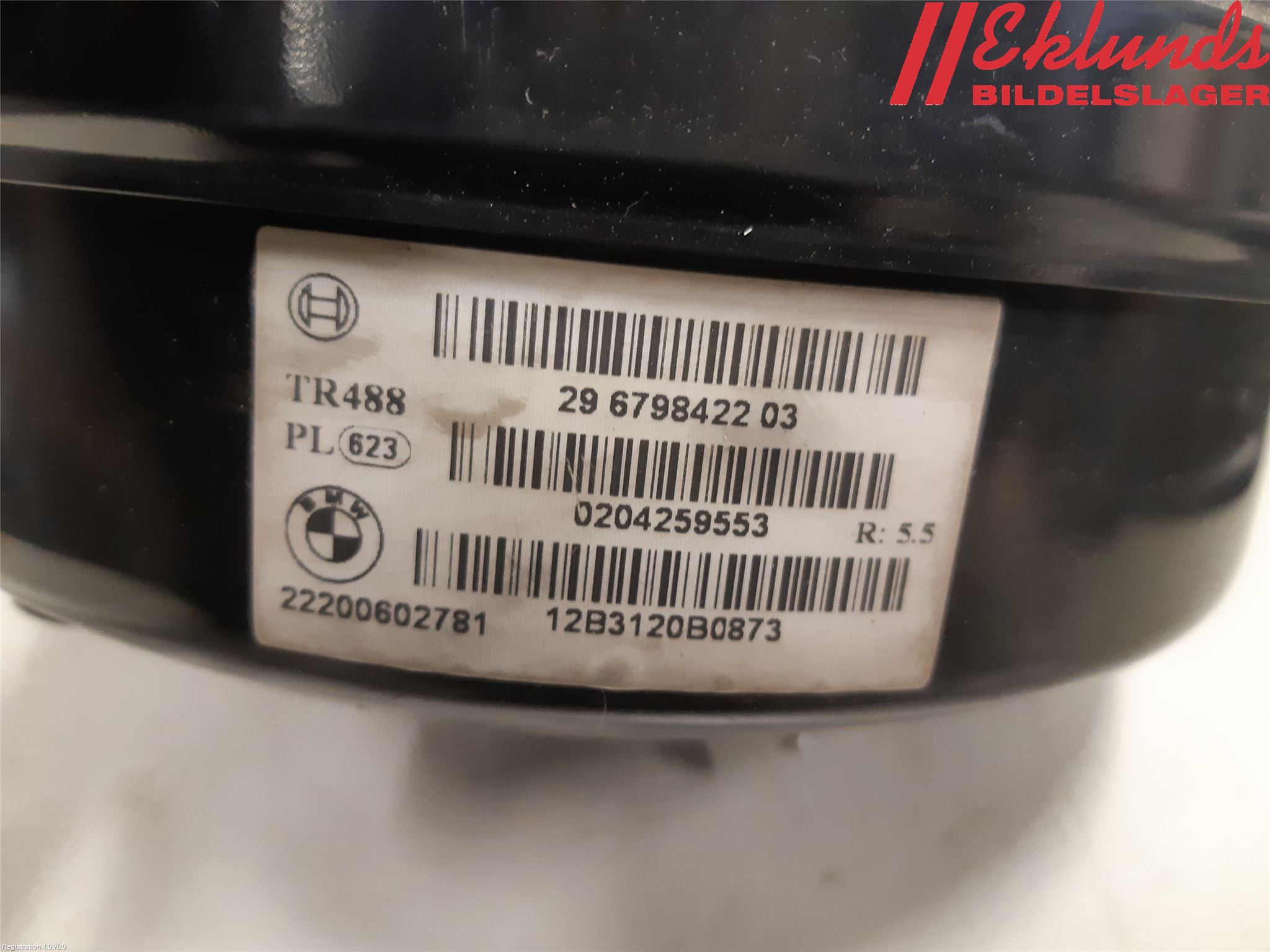 BMW 3 F30/F31/F80 12-19 Bromsservo