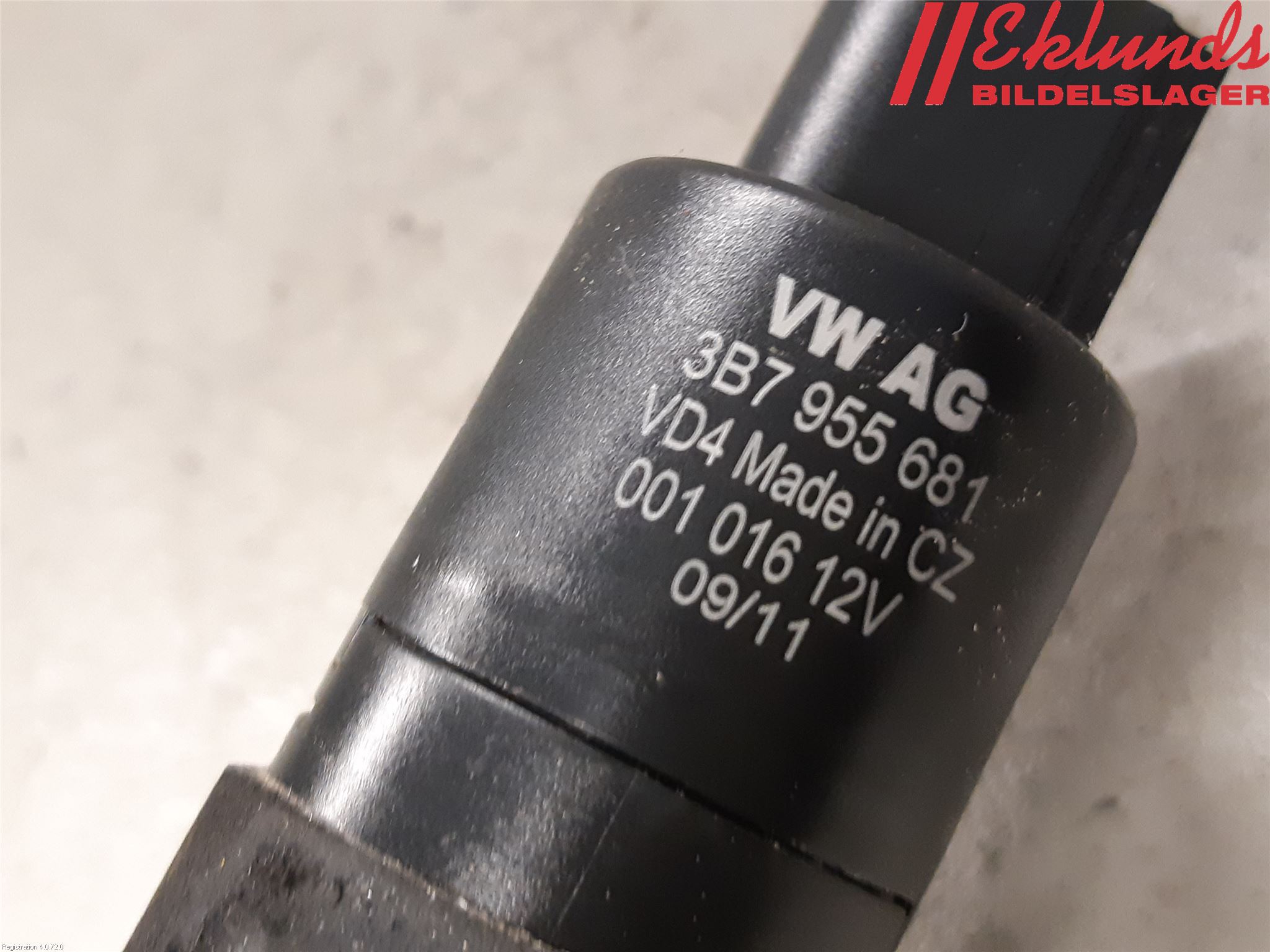 Audi A4/S4 08-11 Spolarpump Högtryck