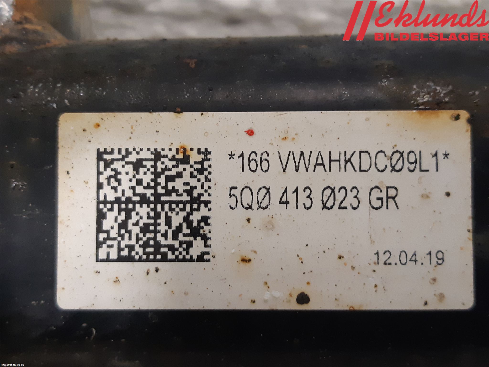 Volkswagen VW GOLF / E-GOLF VII 13-20 Fjäderben Fram Vänster
