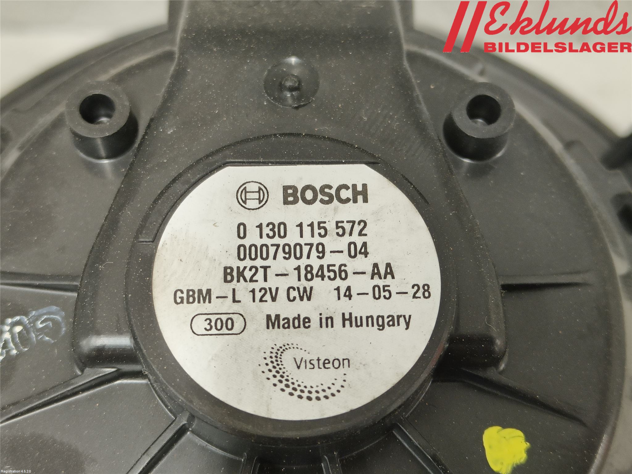 Ford TRANSIT/TOURNEO CUSTOM 13-24 Värmefläkt