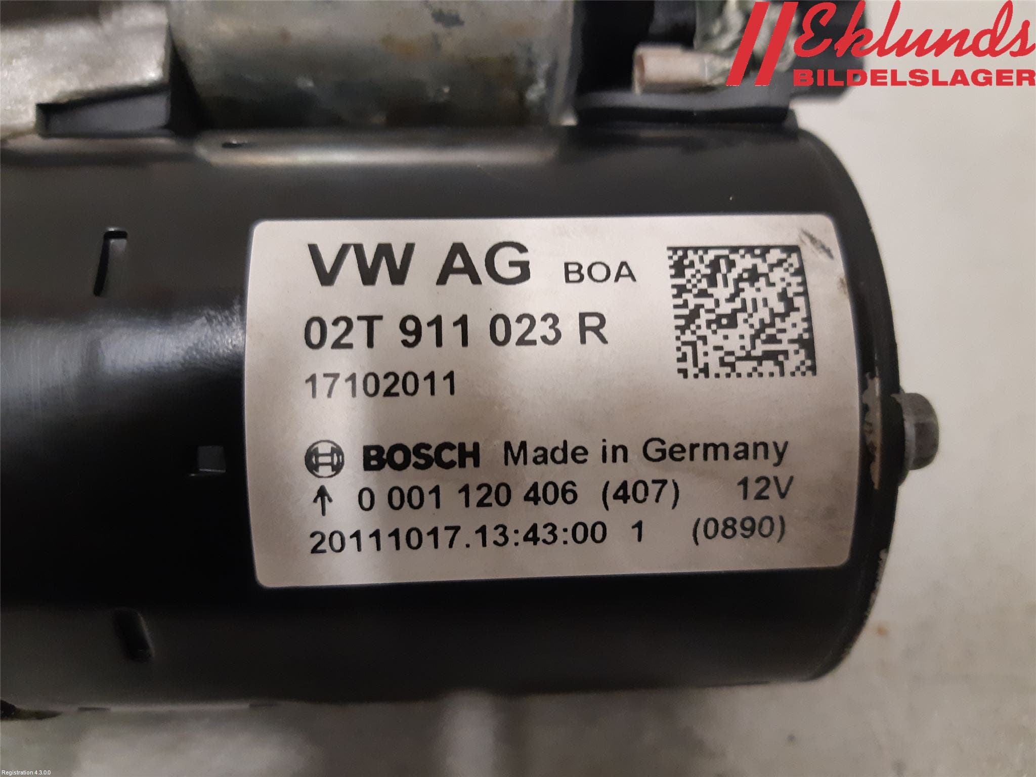 Skoda FABIA 07-14 Startmotor