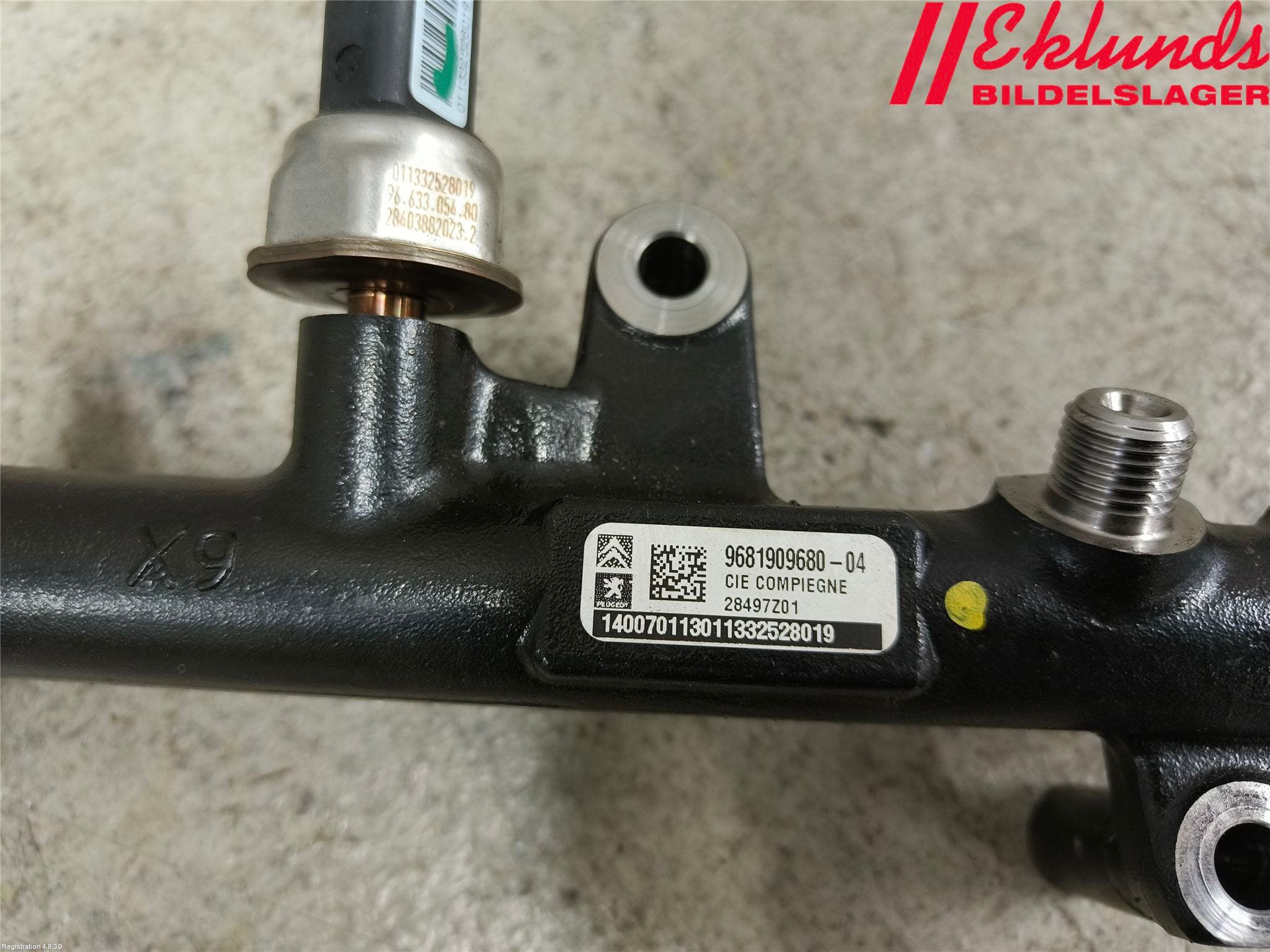 Peugeot 508 11-18 Inj. Fuelrail