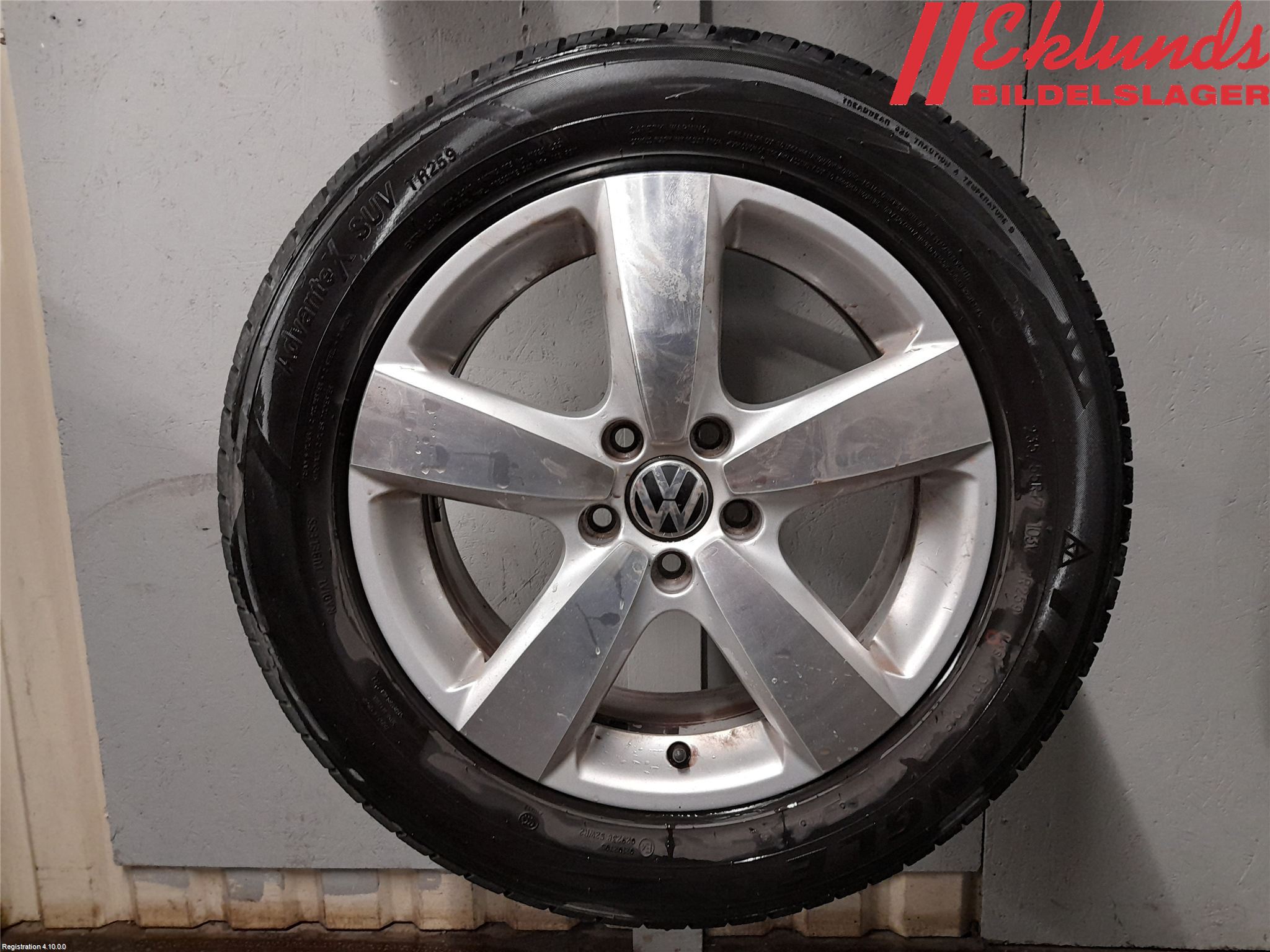 Volkswagen VW TIGUAN 07-16 Sommardäck Alumfälg 4St