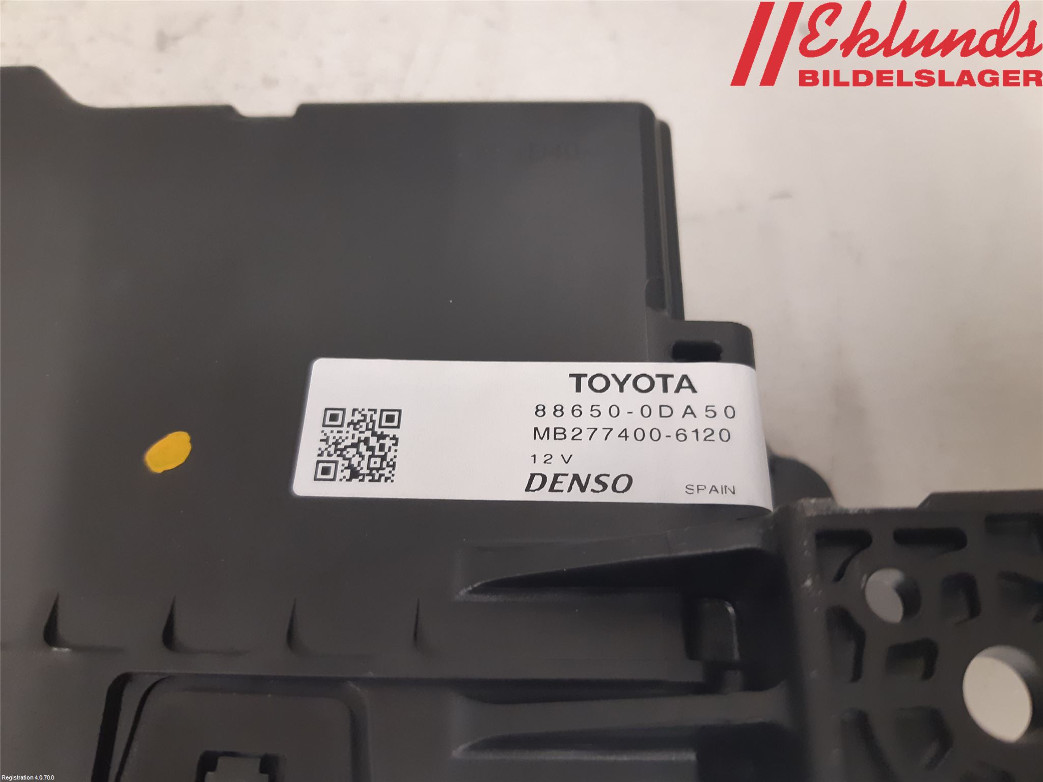 Toyota YARIS XP130 15-20 Styrenhet Övrigt