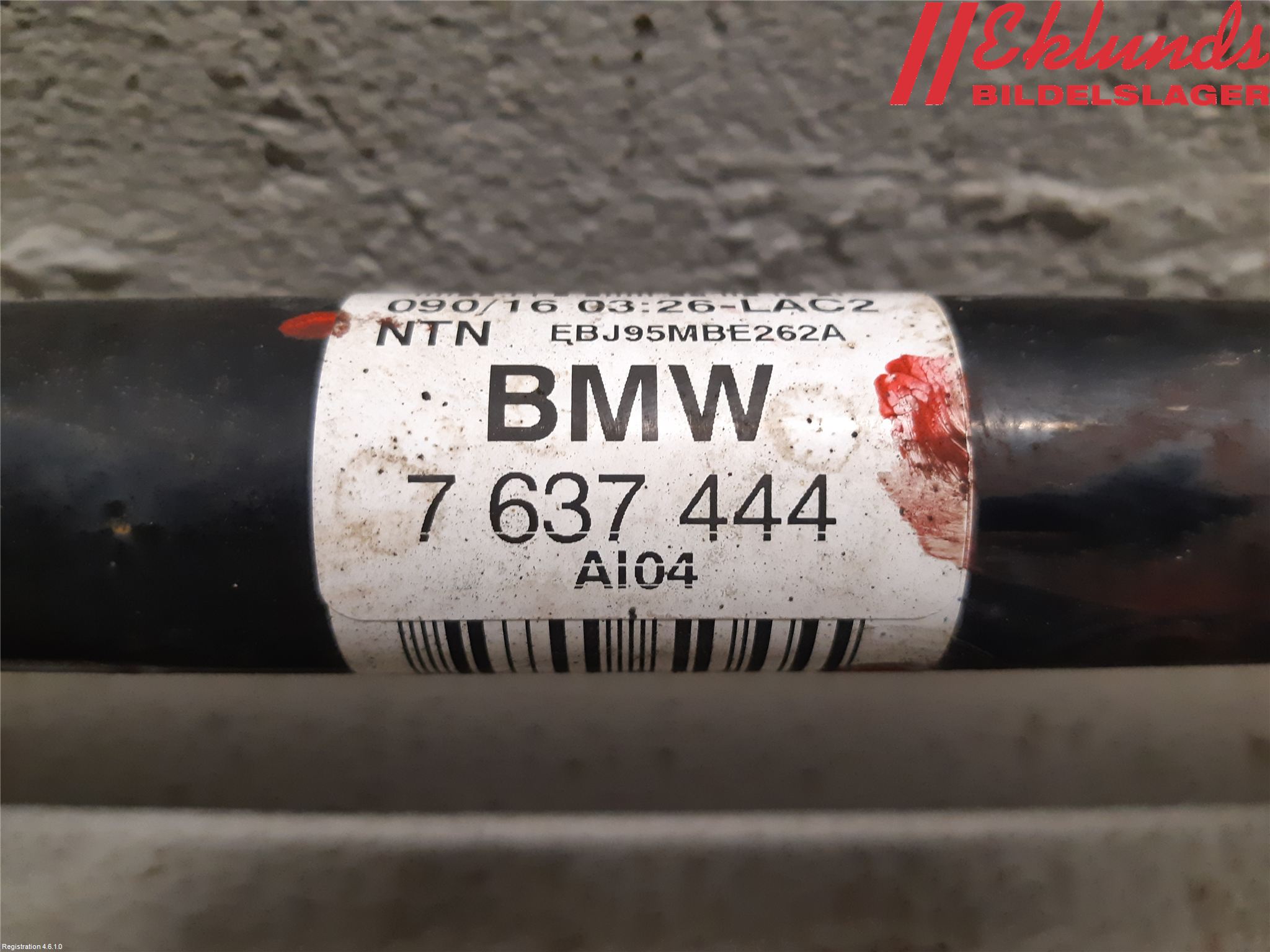 BMW 4 F36 Gran Coupé 14-20 Drivaxel Bak Höger