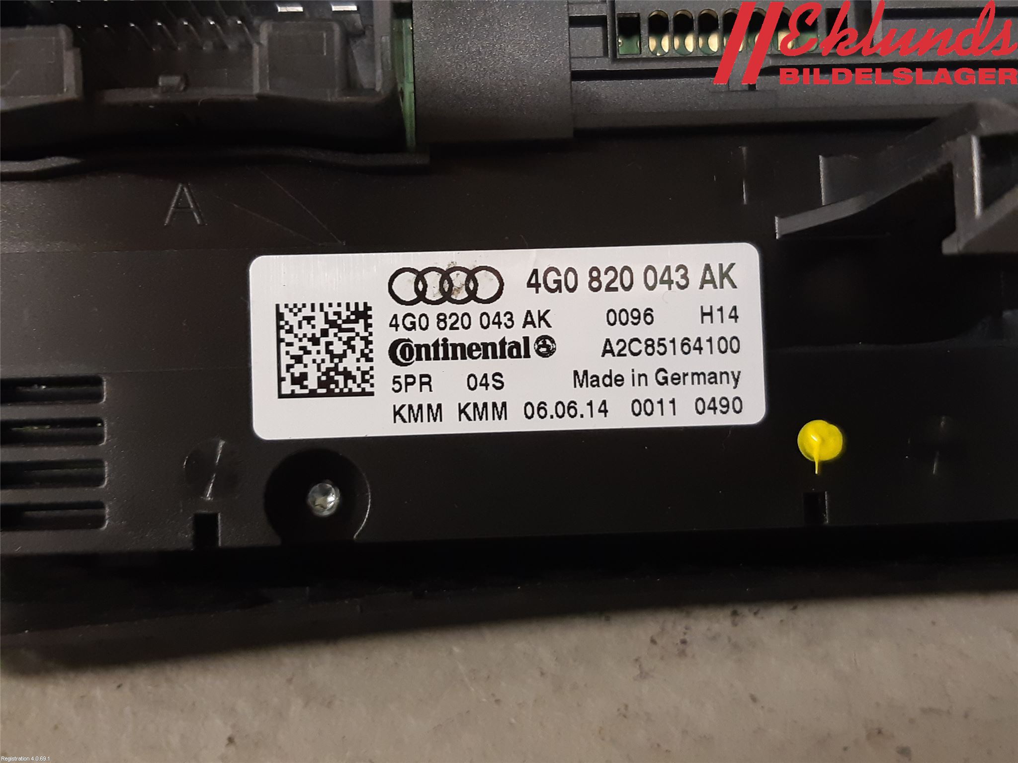 Audi A6 ALLROAD 12-18 Ac Styrenhet Ac Manöveren