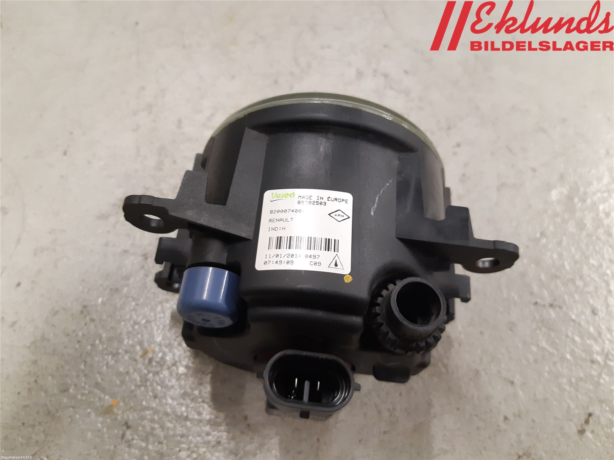 Renault MEGANE III 09-15 Dimljus-Varselljus Fram