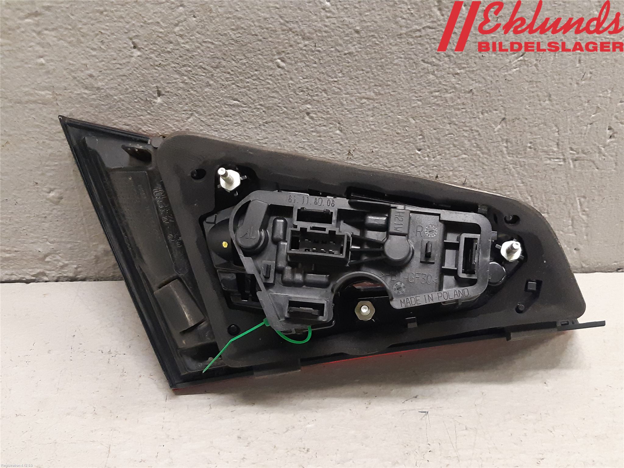 Audi A3/S3 8V 13-20 Bakljus Lucka Hö