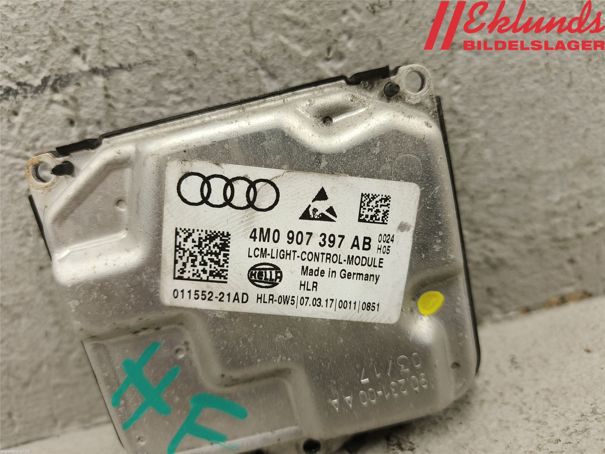 Audi A5 17- Styrenhet Strålkastare