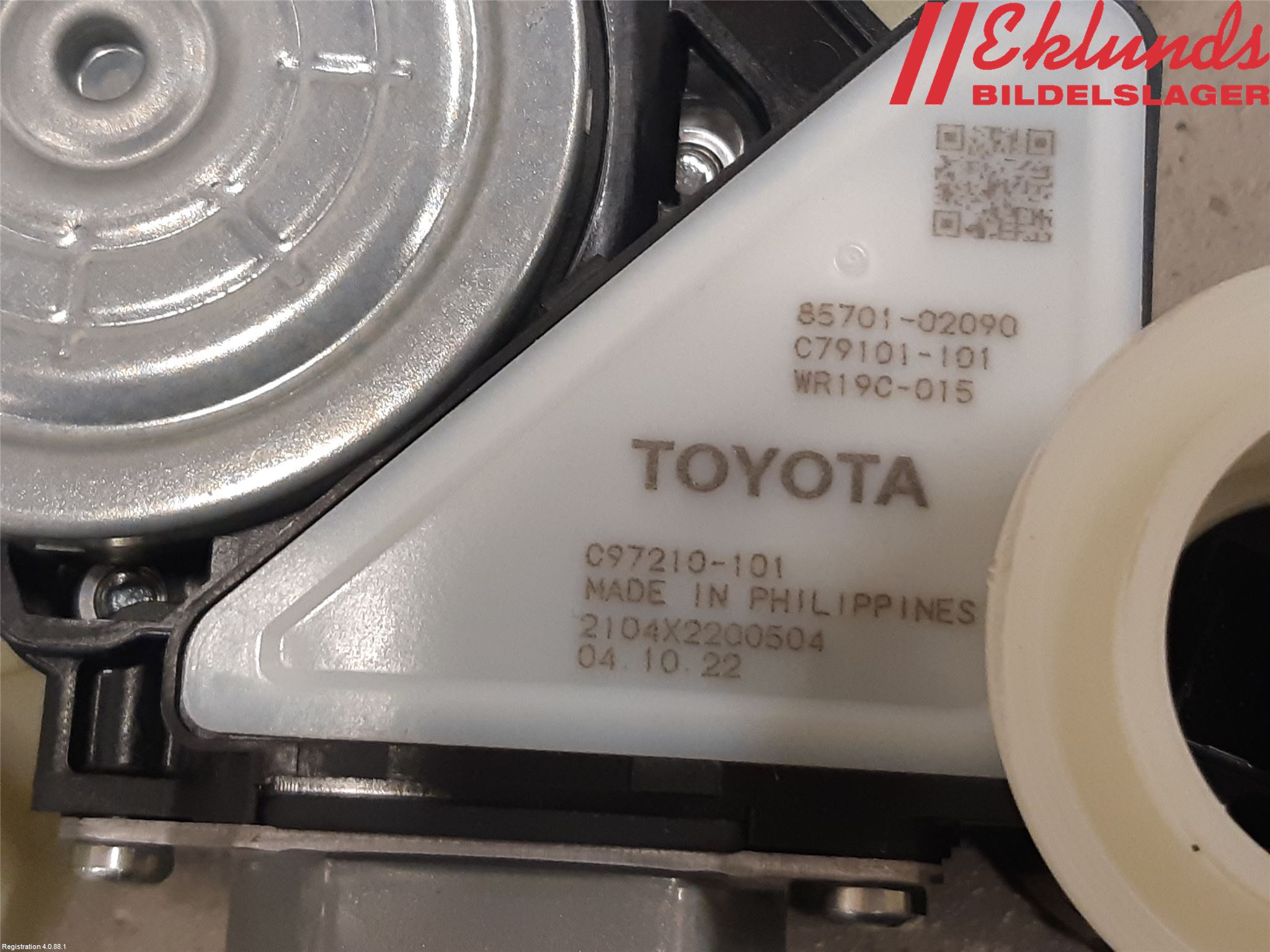 Toyota COROLLA 19- Fönsterhiss El Kompl