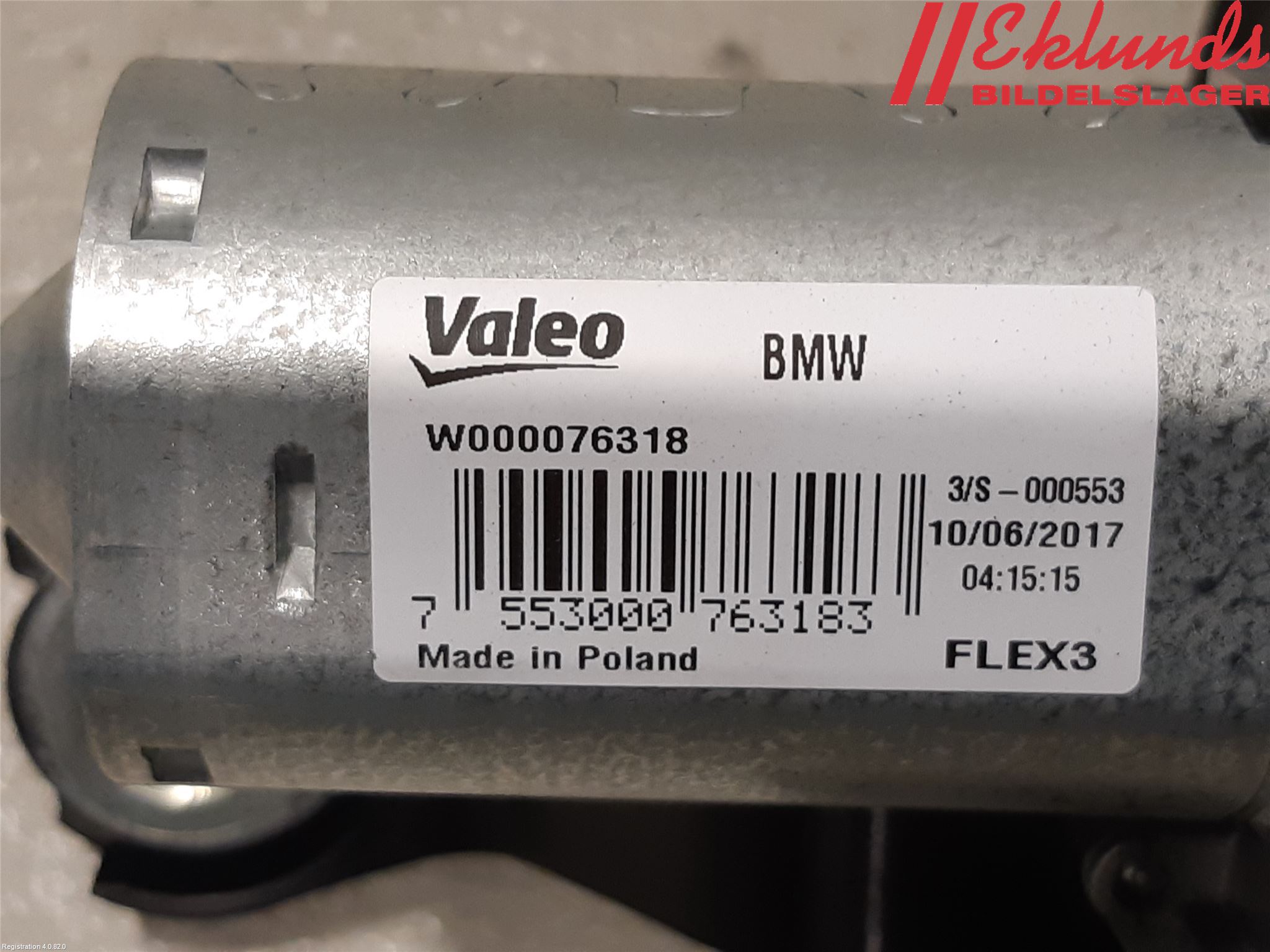 BMW 5 G30/G31/F90 17-23 Torkarmotor Baklucka