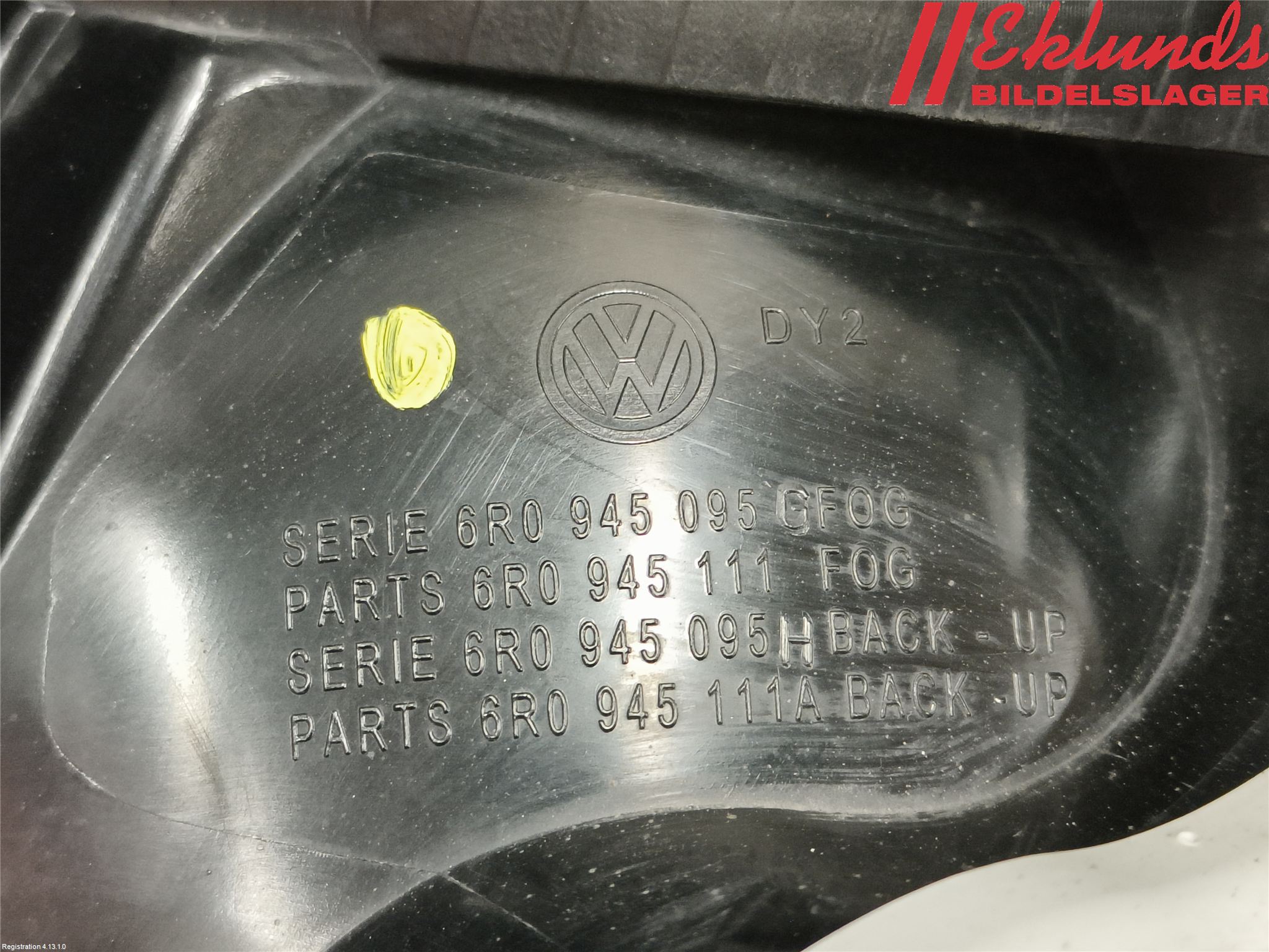 Volkswagen VW POLO 10-17 Bakljus Vänster