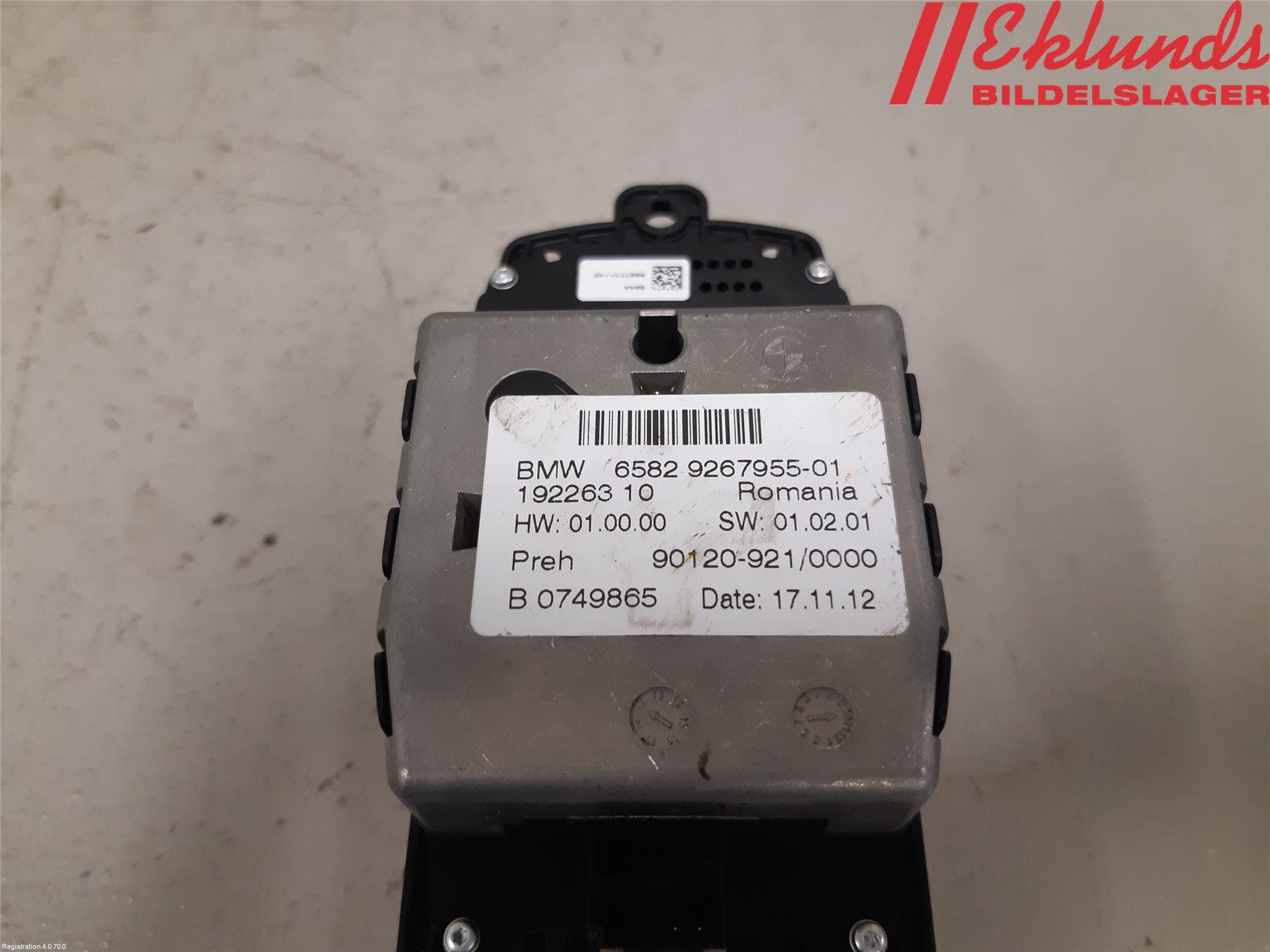 BMW 3 F30/F31/F80 12-19 Strömställare Multifunktion