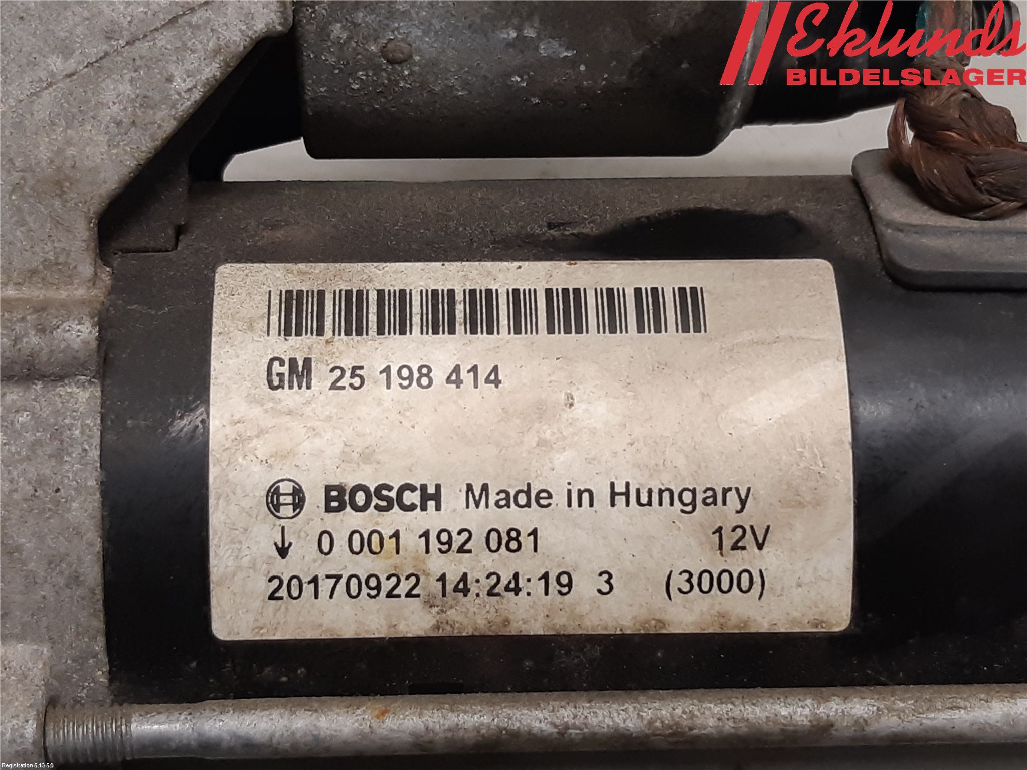 Opel CORSA E 15-19 Startmotor