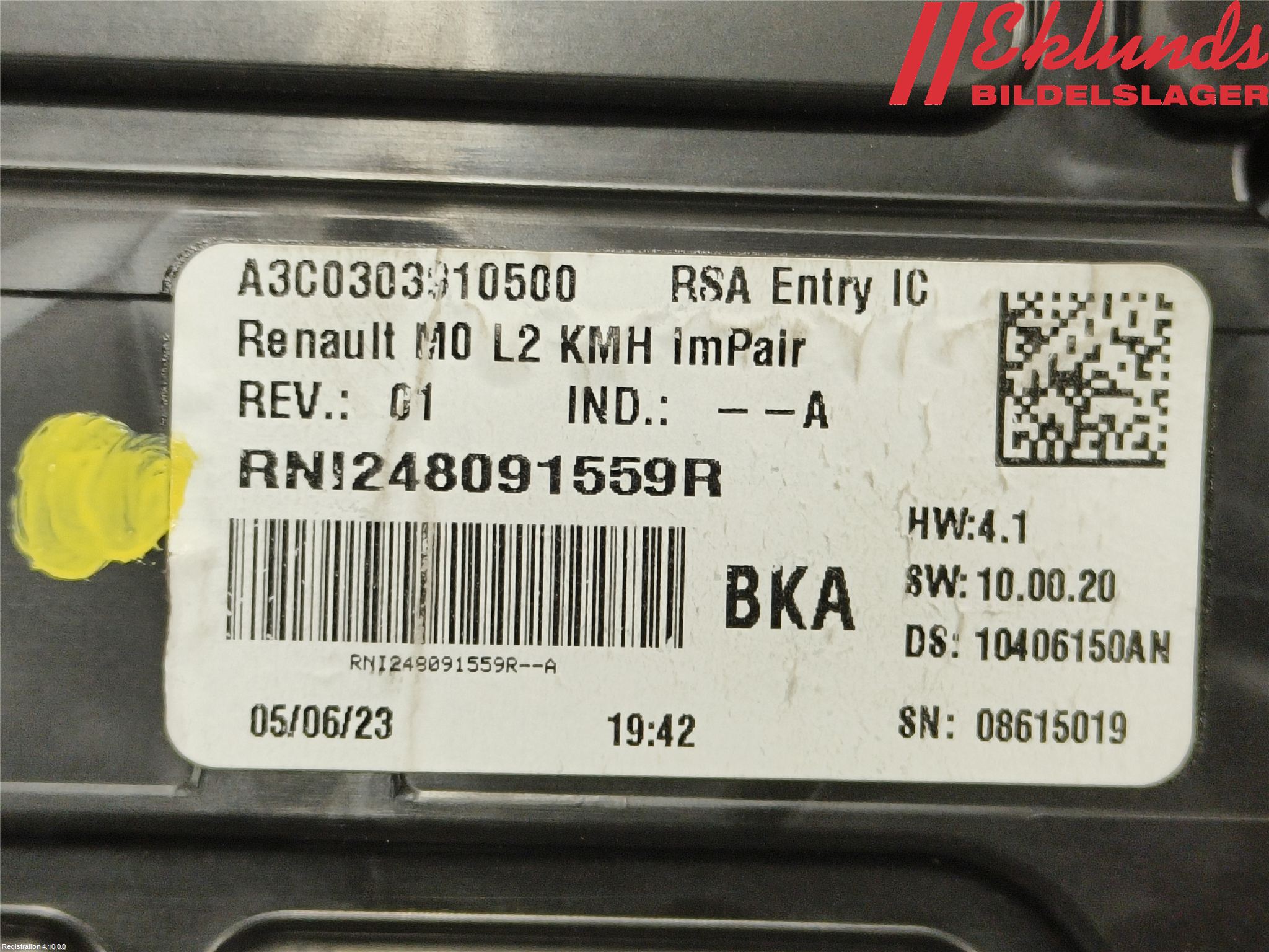Renault EXPRESS 21- Instrument Komb