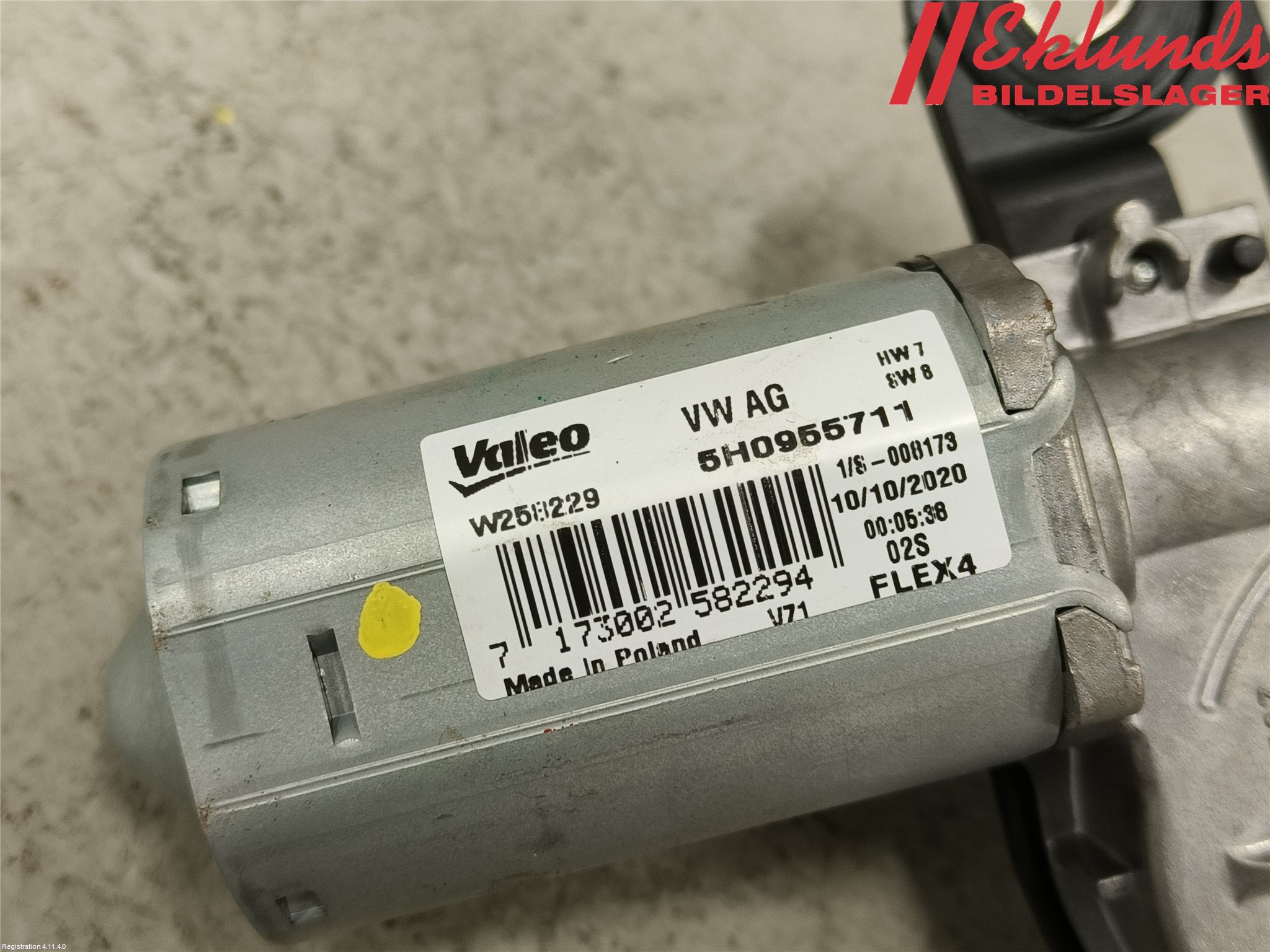 Volkswagen VW ID.3 21- Torkarmotor Baklucka