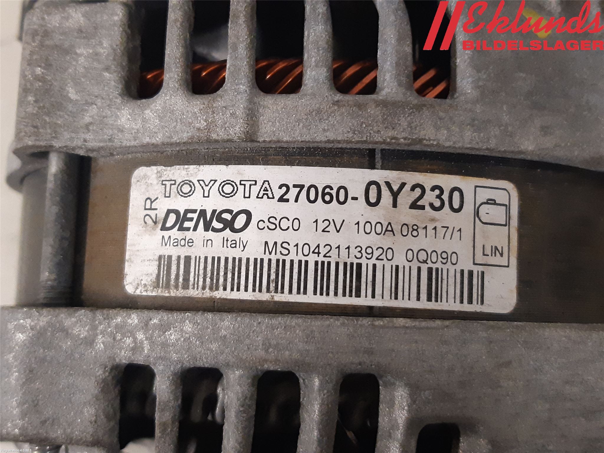 Toyota AURIS 13-19 Generator