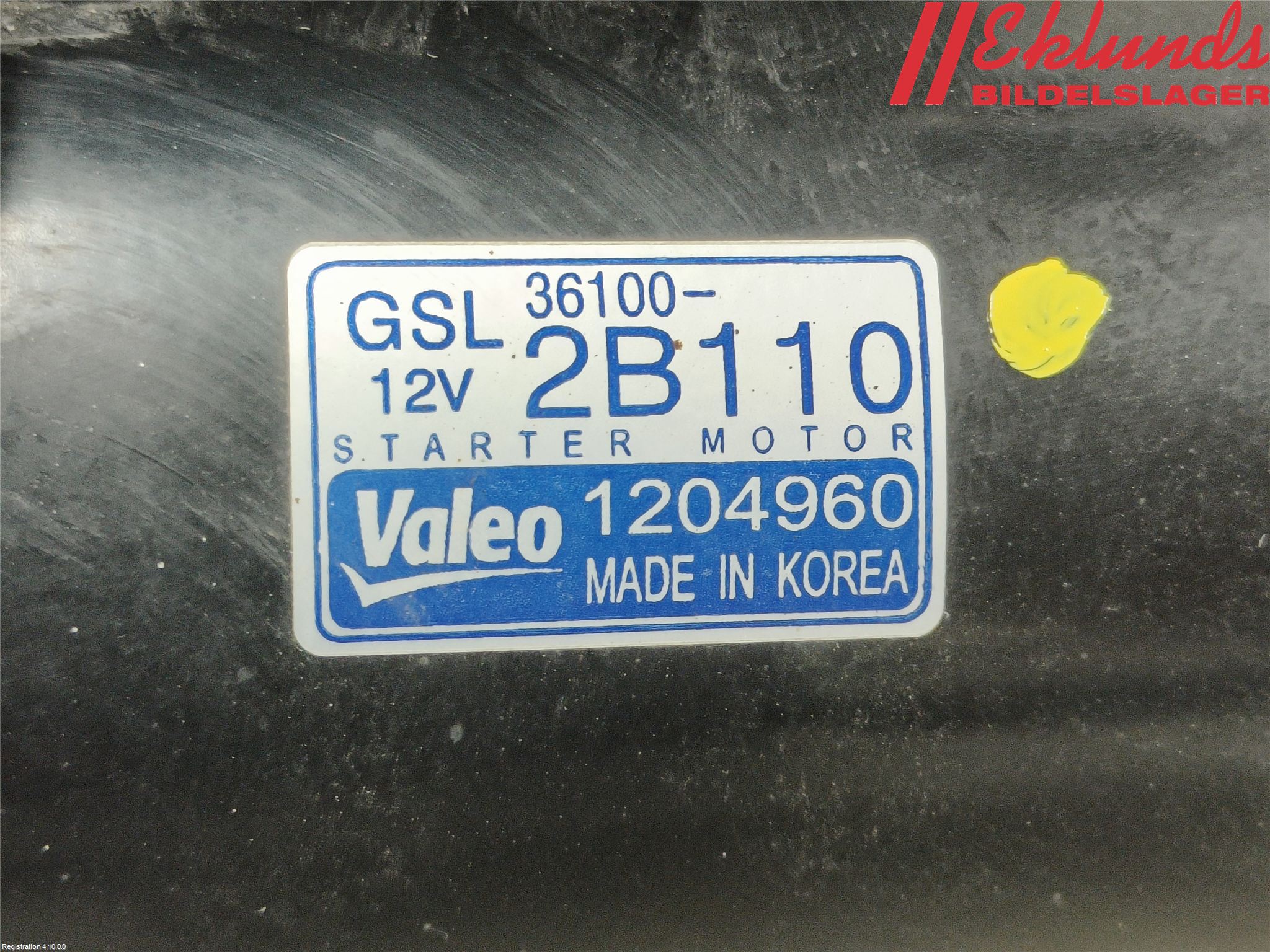 Kia SOUL 09- Startmotor