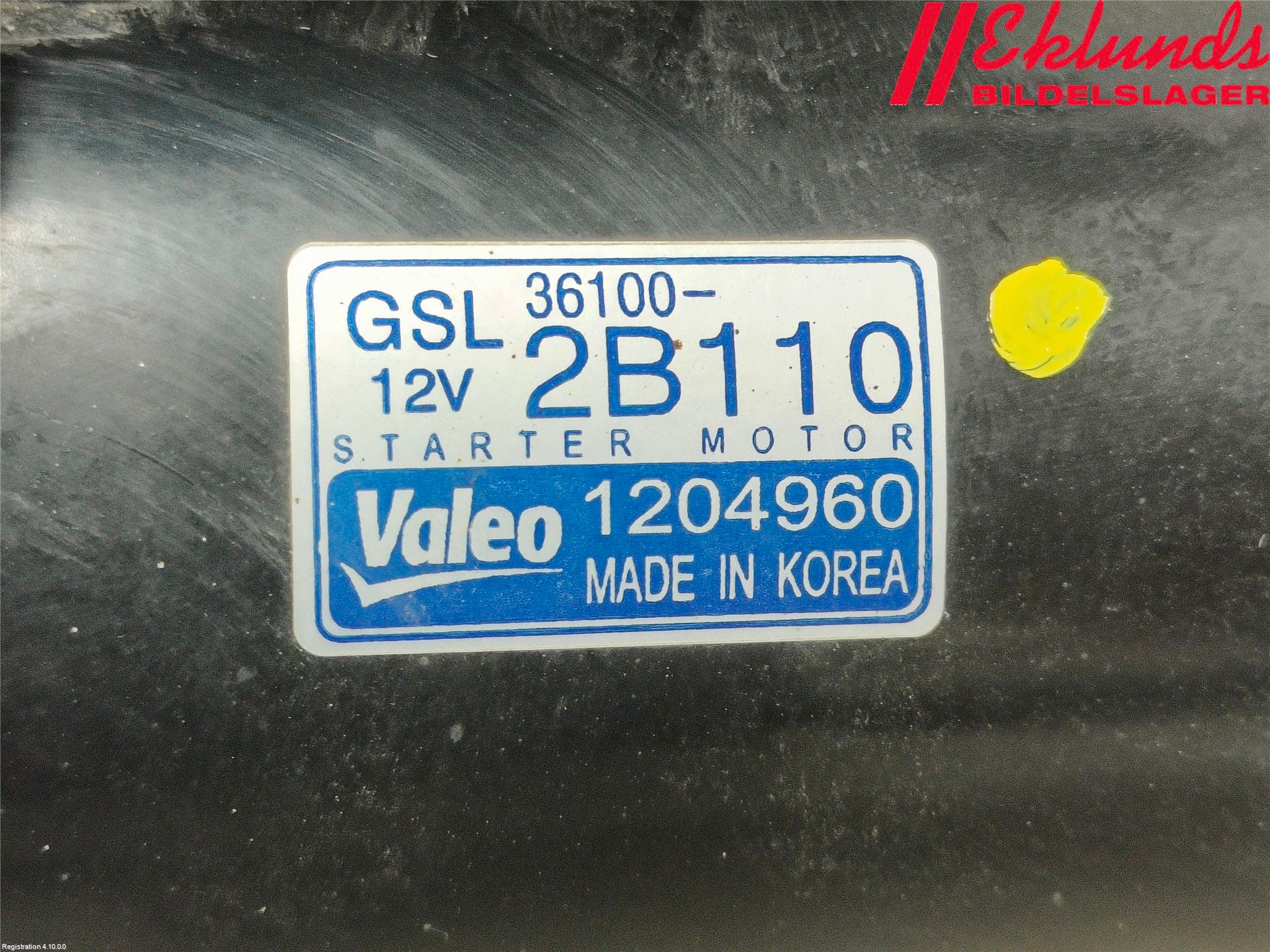 Kia SOUL 09- Startmotor